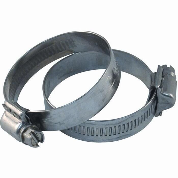 Trident Marine 710-2141 Non-Perforated Worm Gear Hose Clamp 15/32" 2 5/16" 3", 10-Pack