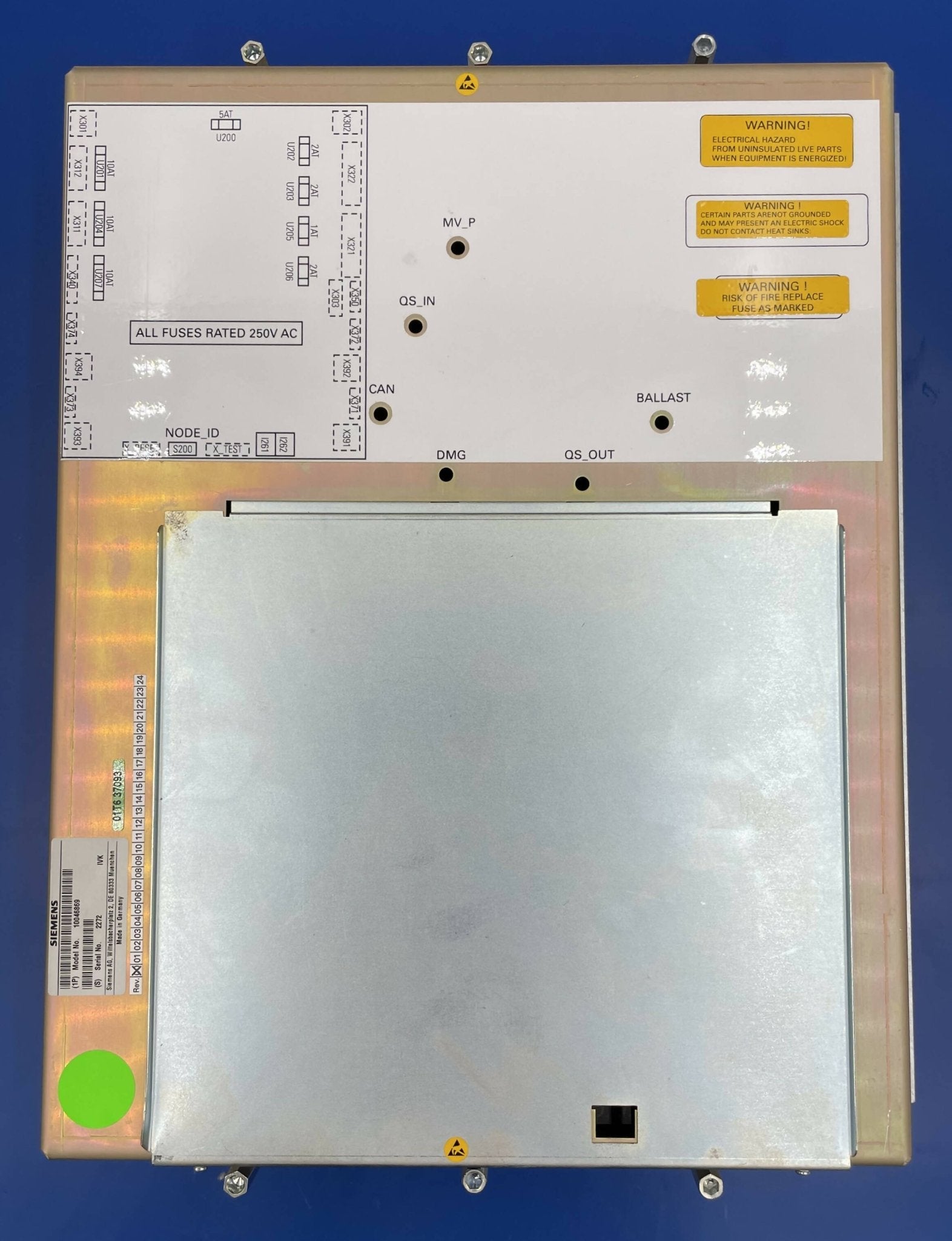 Siemens 10046869 - MCM4 Stand Without D307 Board for Artis Side | Alo Tech Solutions