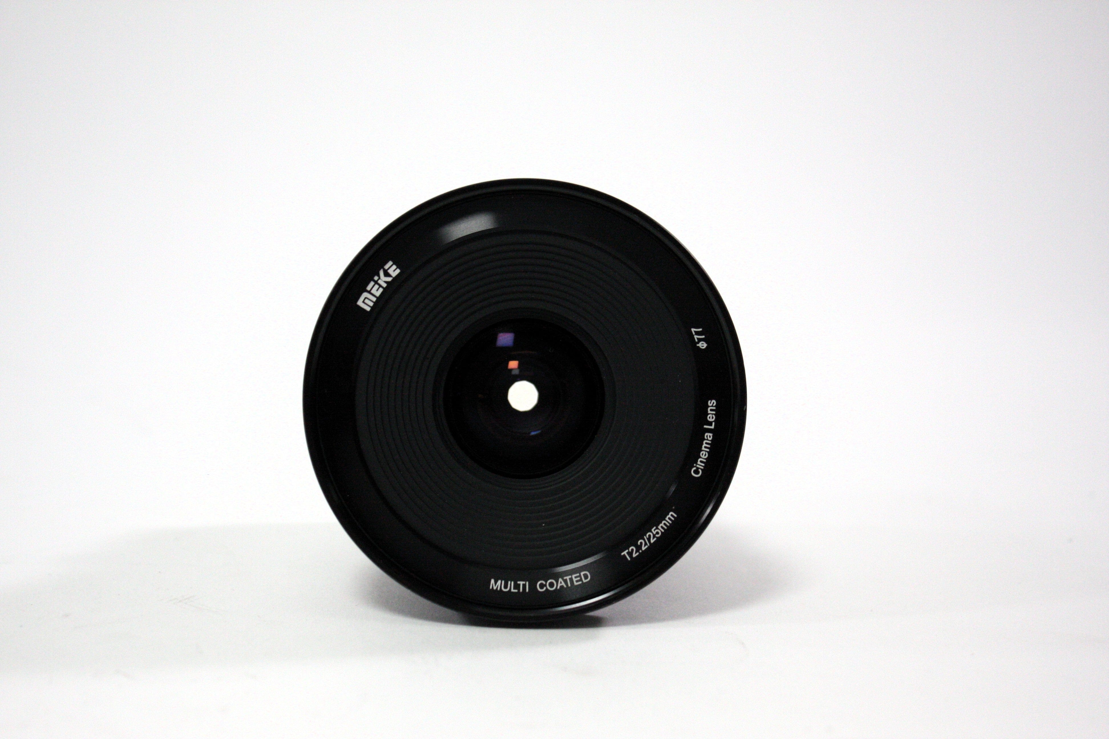 Meike 25mm T/2.2  Multi Coated Cinema Lens for Micro 4/3 Mount AS-IS