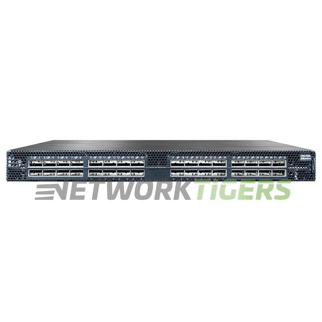 NEW Nvidia Mellanox MSN2700-CS2FO 32x 100GB QSFP28 B-F Air (P2C) ONIE Switch