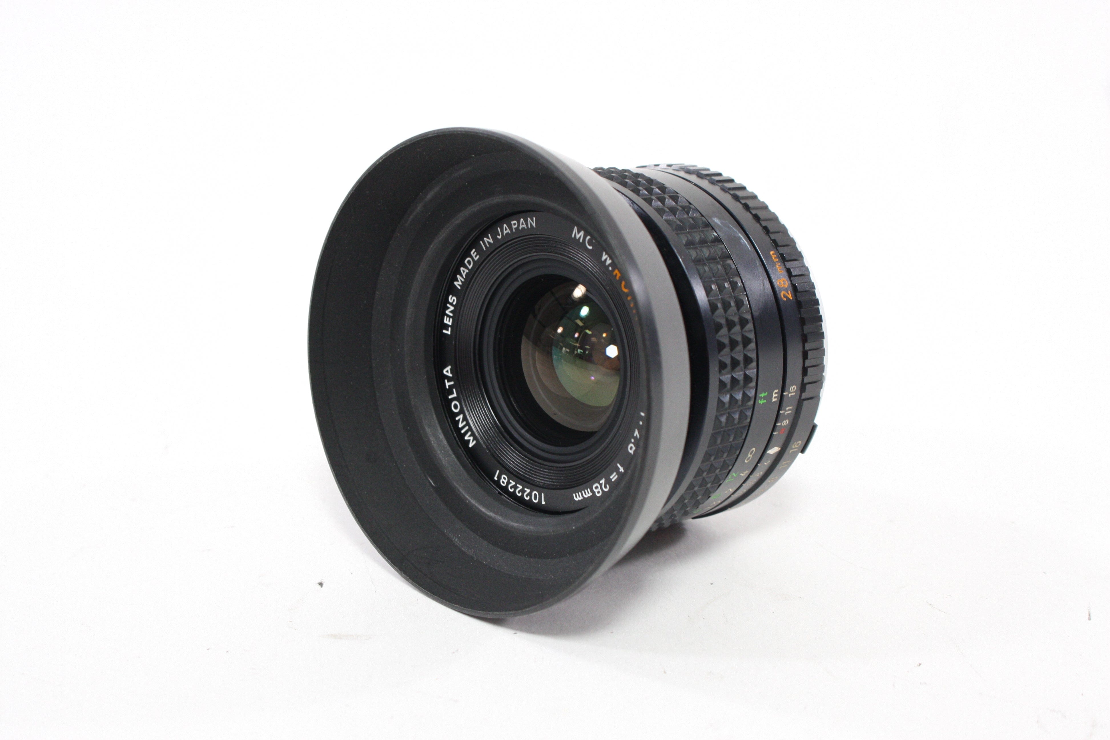 Minolta 28mm f/2.8 MC W. Rokkor-X for Minolta MD Lens