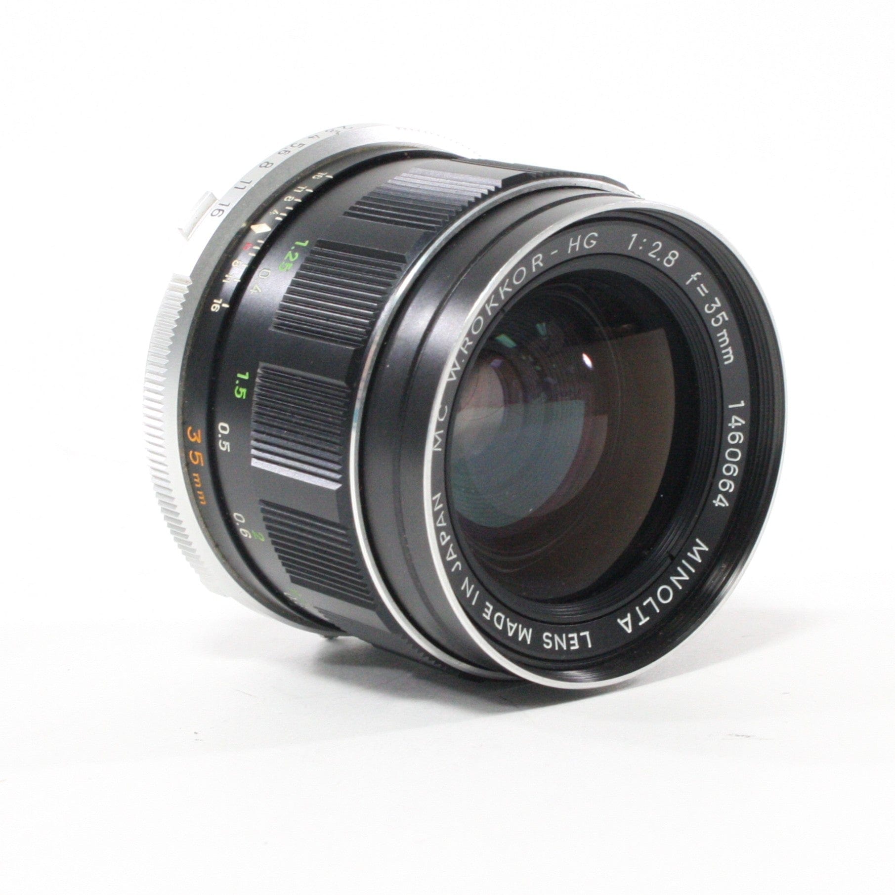 Minolta 35mm f/2.8 MC W.Rokker-HG Lens for Minolta MD Mount
