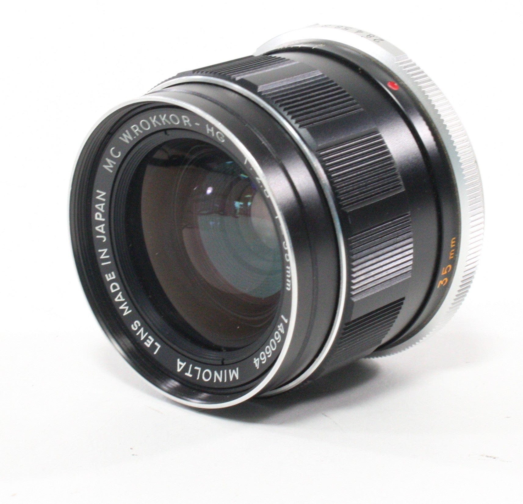 Minolta 35mm f/2.8 MC W.Rokker-HG Lens for Minolta MD Mount