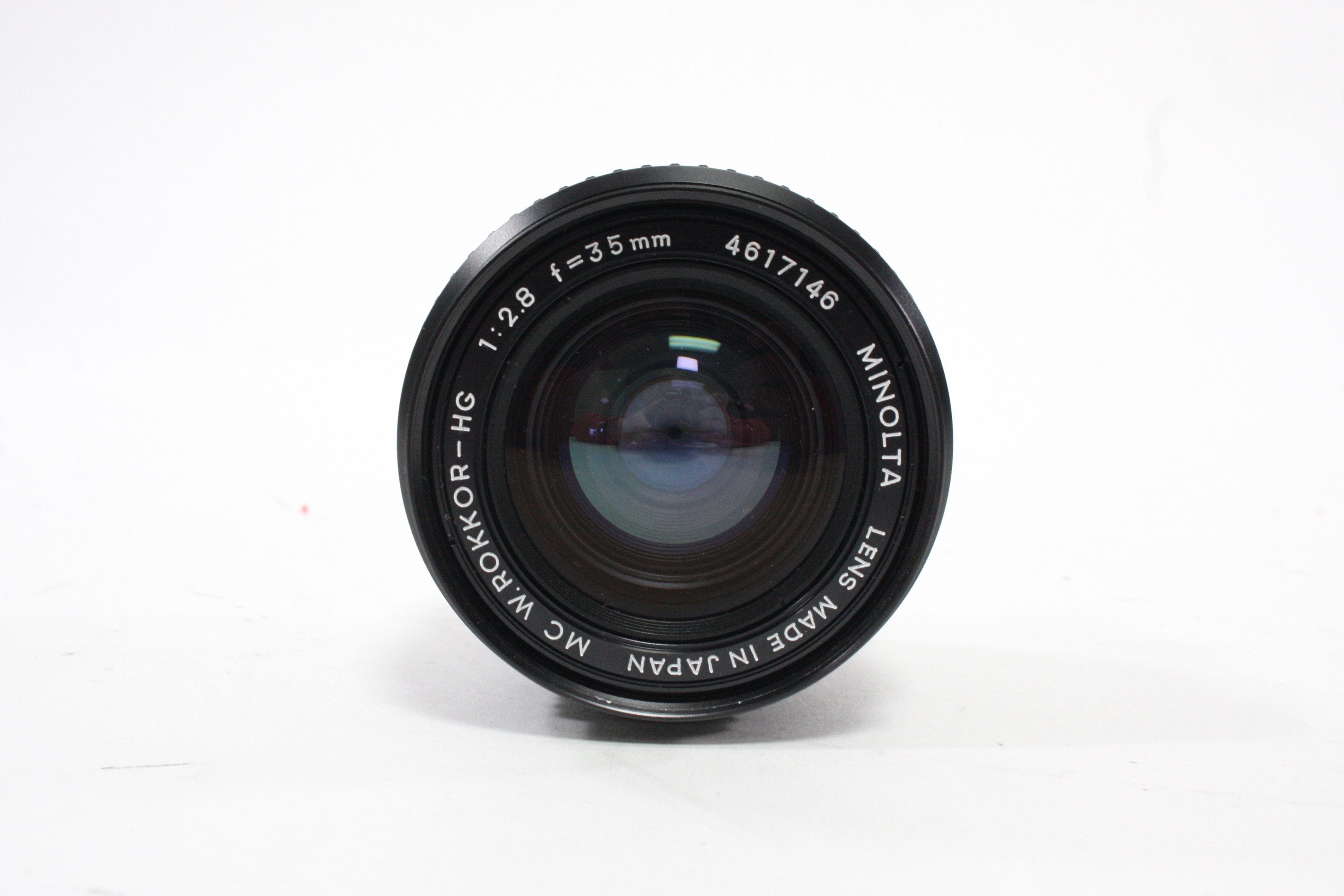 Minolta 35mm f/2.8 MC W.Rokkor-HG Lens for MD Mount AS-IS