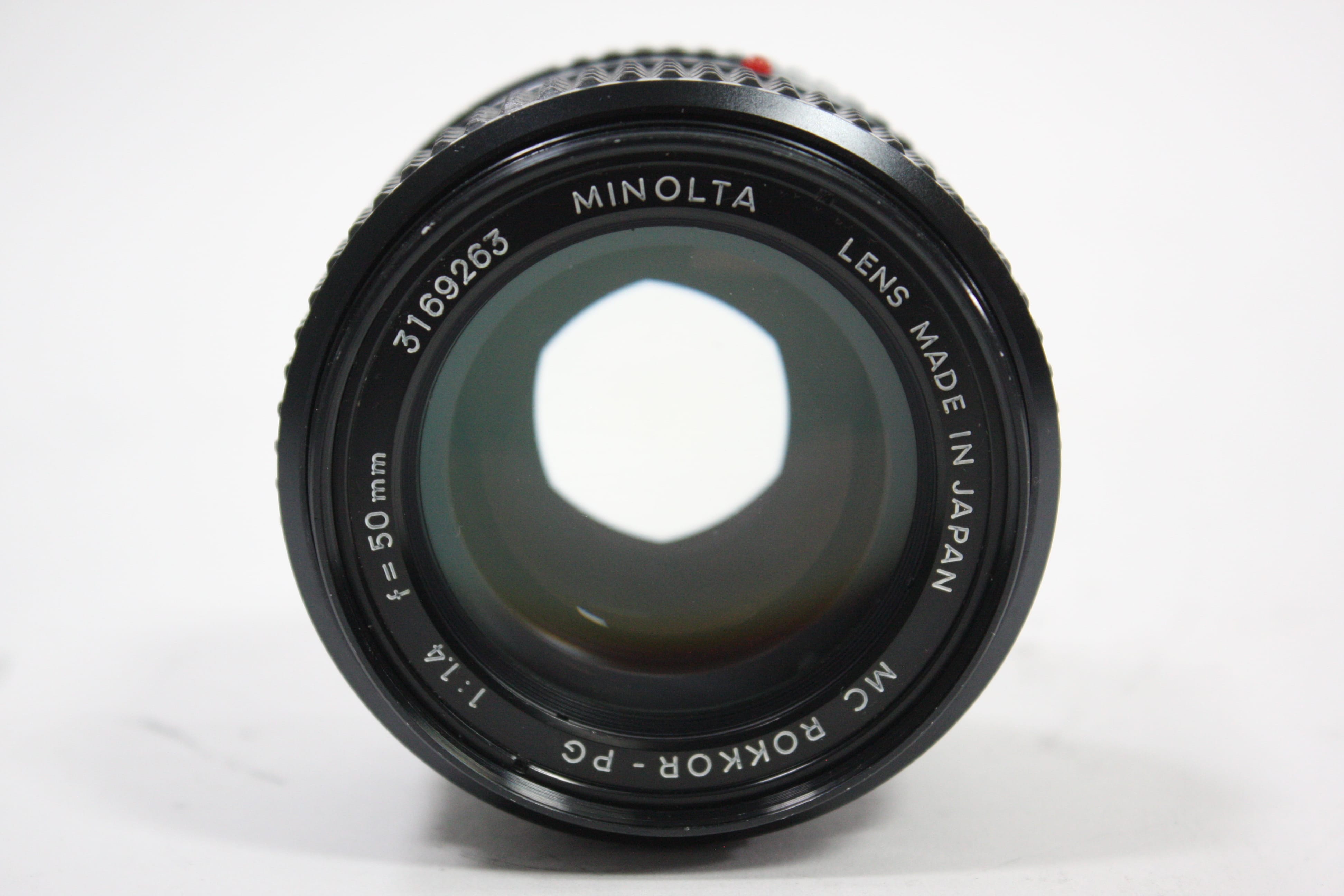 Minolta 50mm f/1.4 Rokkor-PG Lens for MC Mount