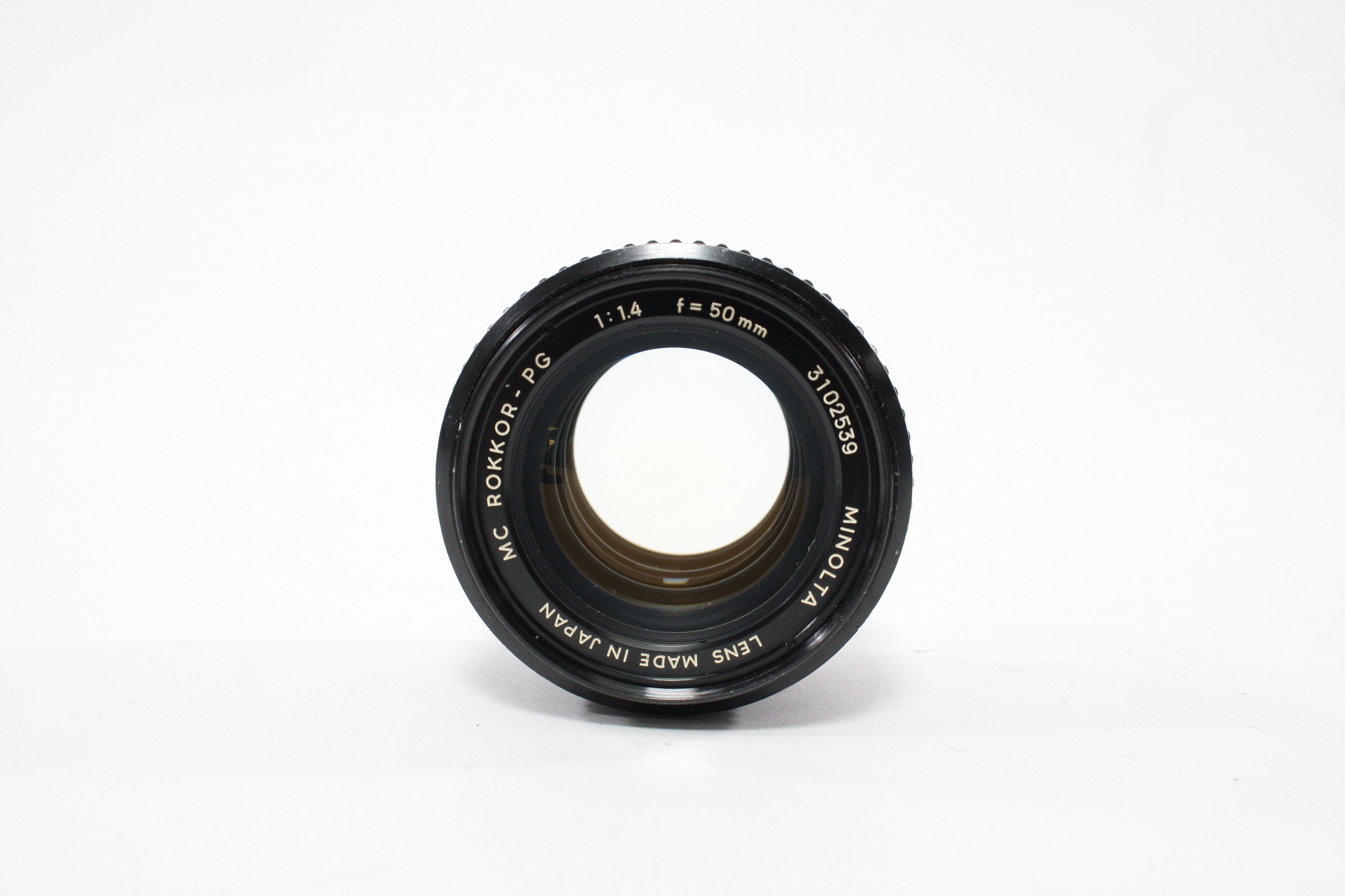 Minolta 50mm f/1.4 Rokkor-PG MC Lens for Minolta MD Mount