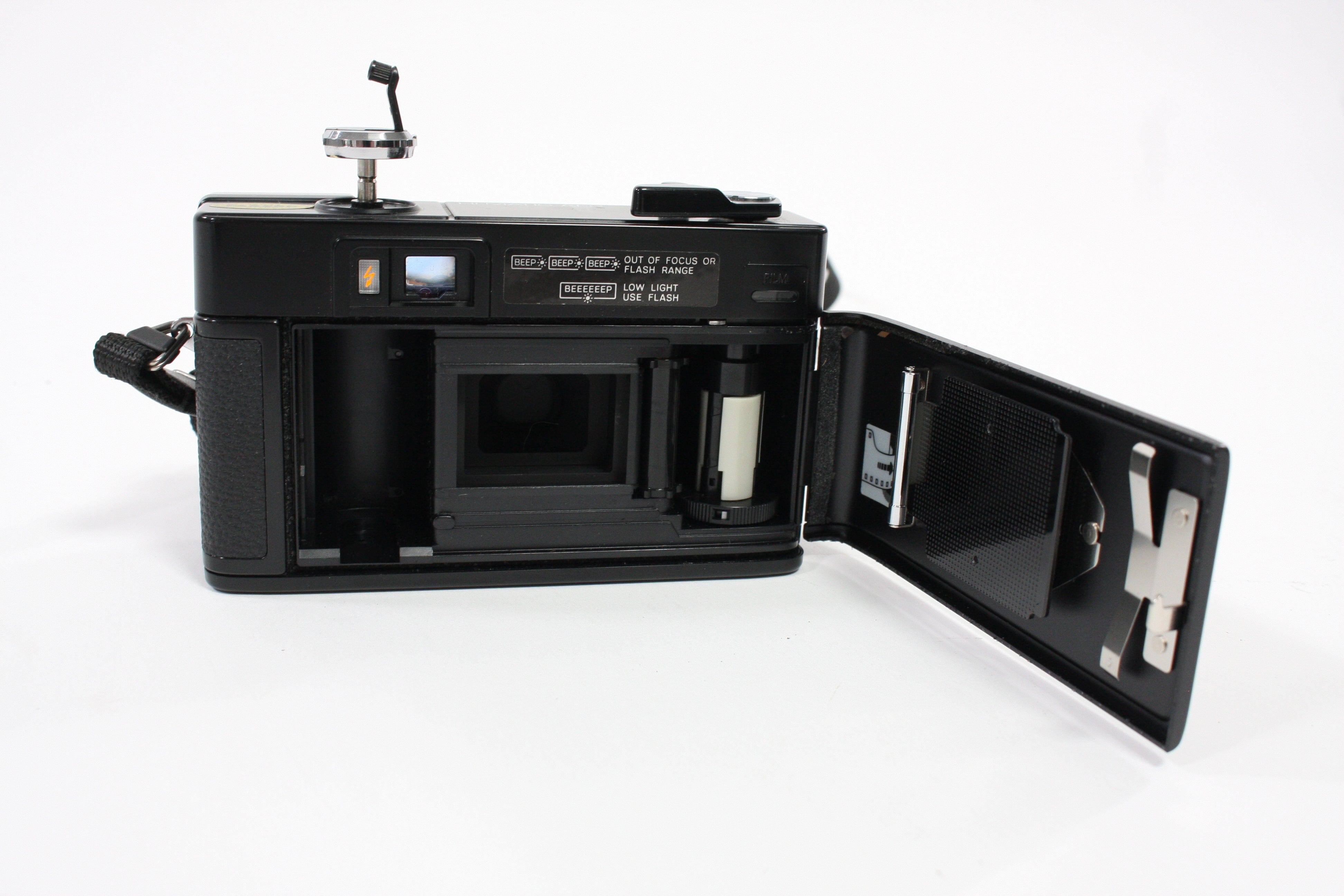 Minolta Hi-Matic AF2 with Case and Auxillary Lens