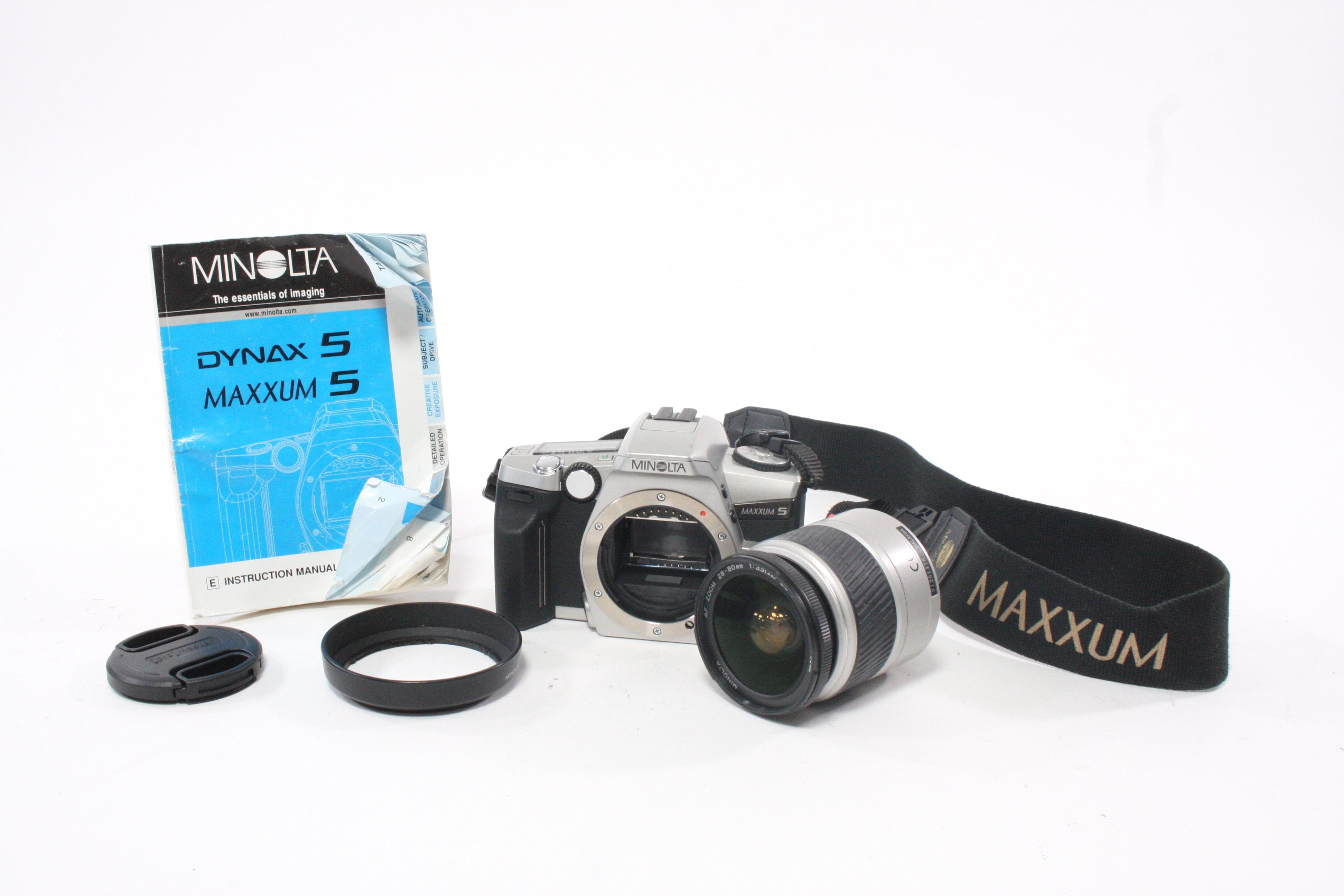 Minolta Maxxium 5 35mm Camera with 28-80mm f/3.5-5.6 AF D Lens