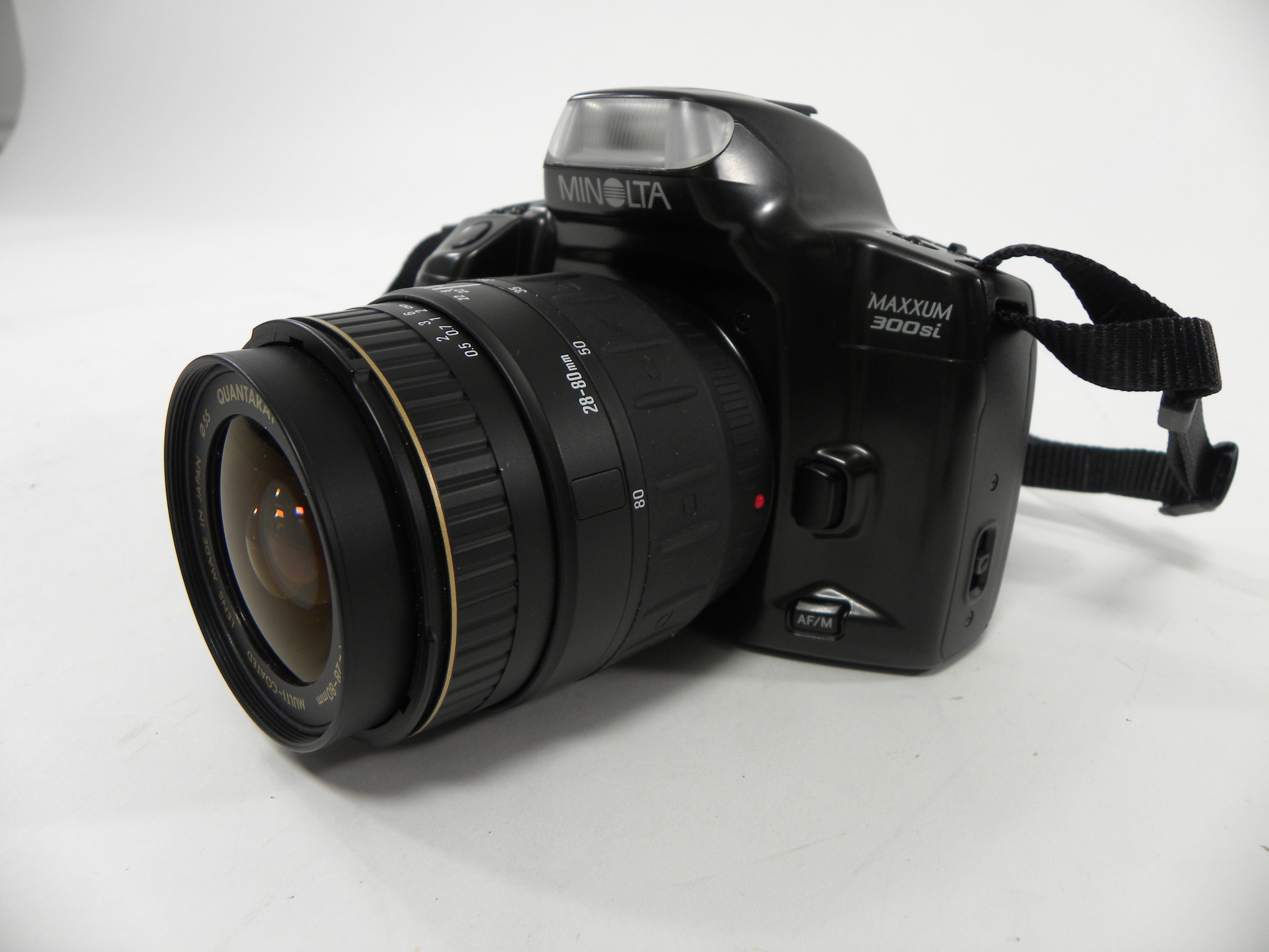 Minolta Maxxum 300si 35mm SLR w/Quantaray MX AF MC 28-80 f3.5-5.6