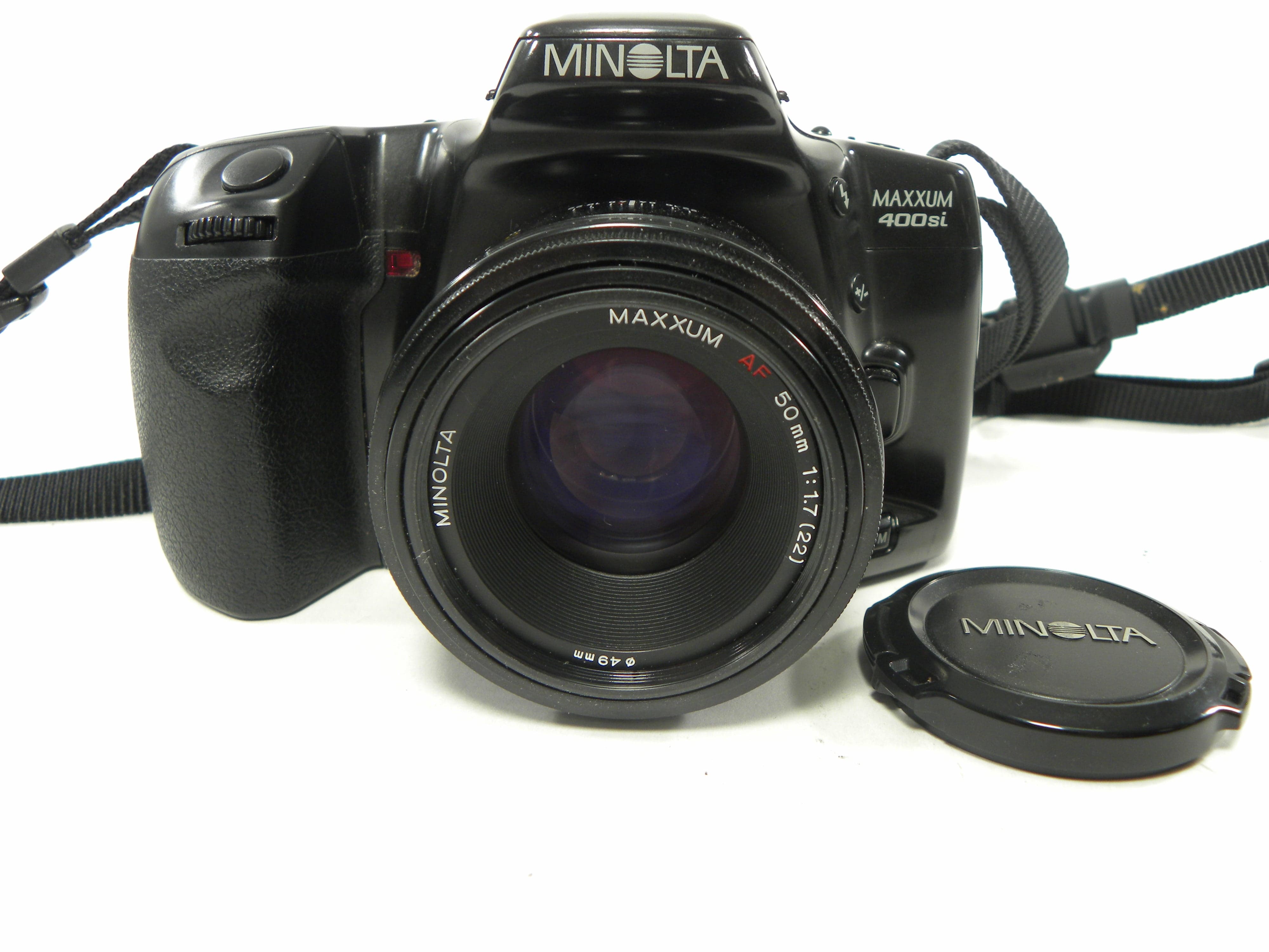 Minolta Maxxum 400si 35mm SLR w/AF 50mm f1.7