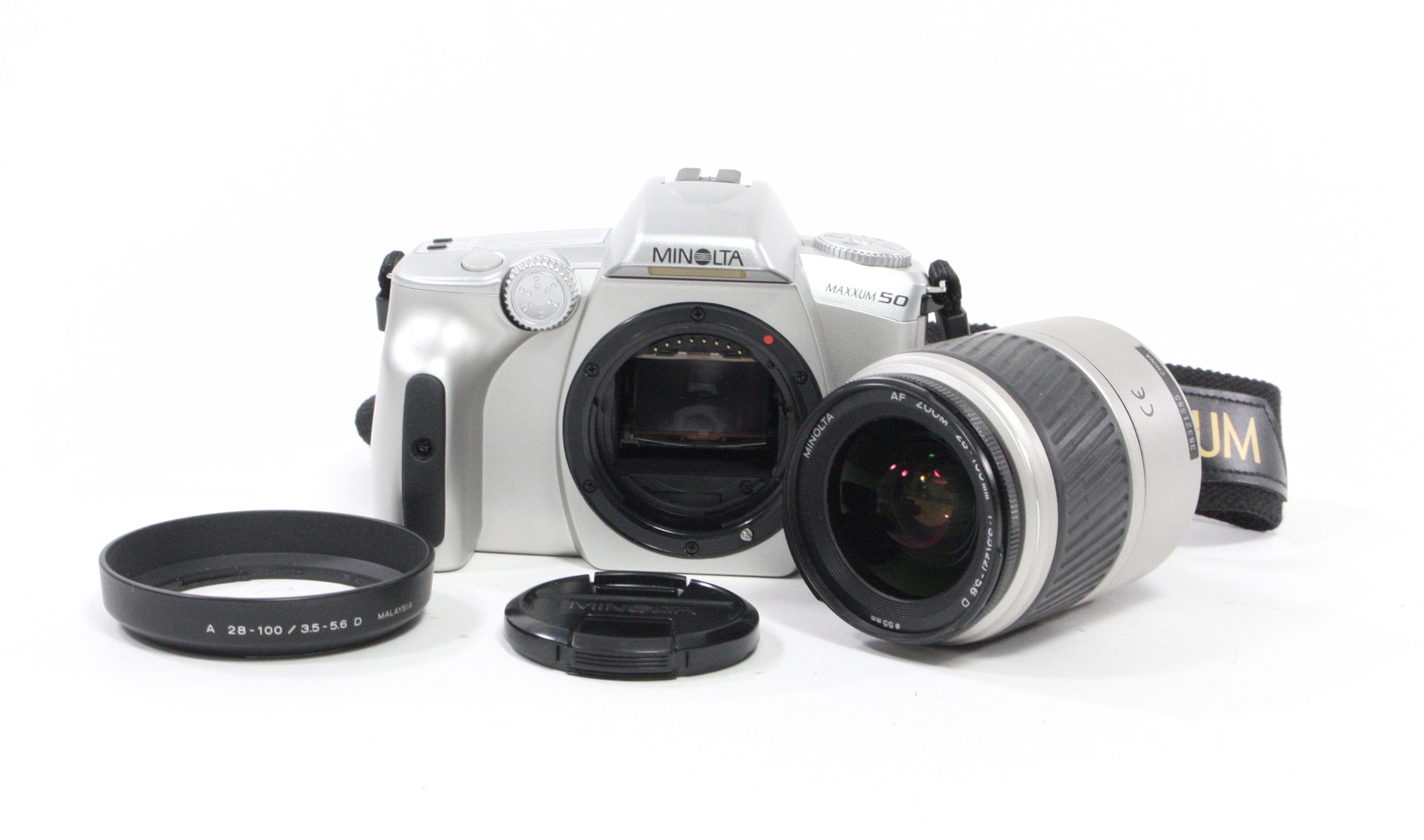 Minolta Maxxum 50 35mm Camera with 28-100mm f/3.5-5.6 Lens