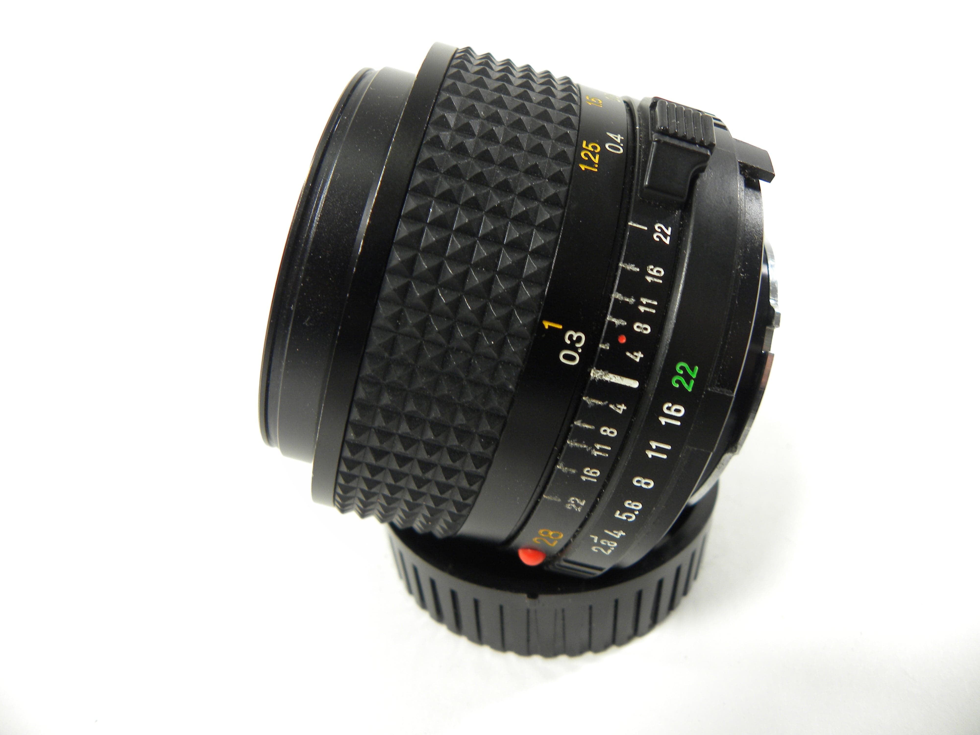 Minolta MD 28mm f2.8 lens