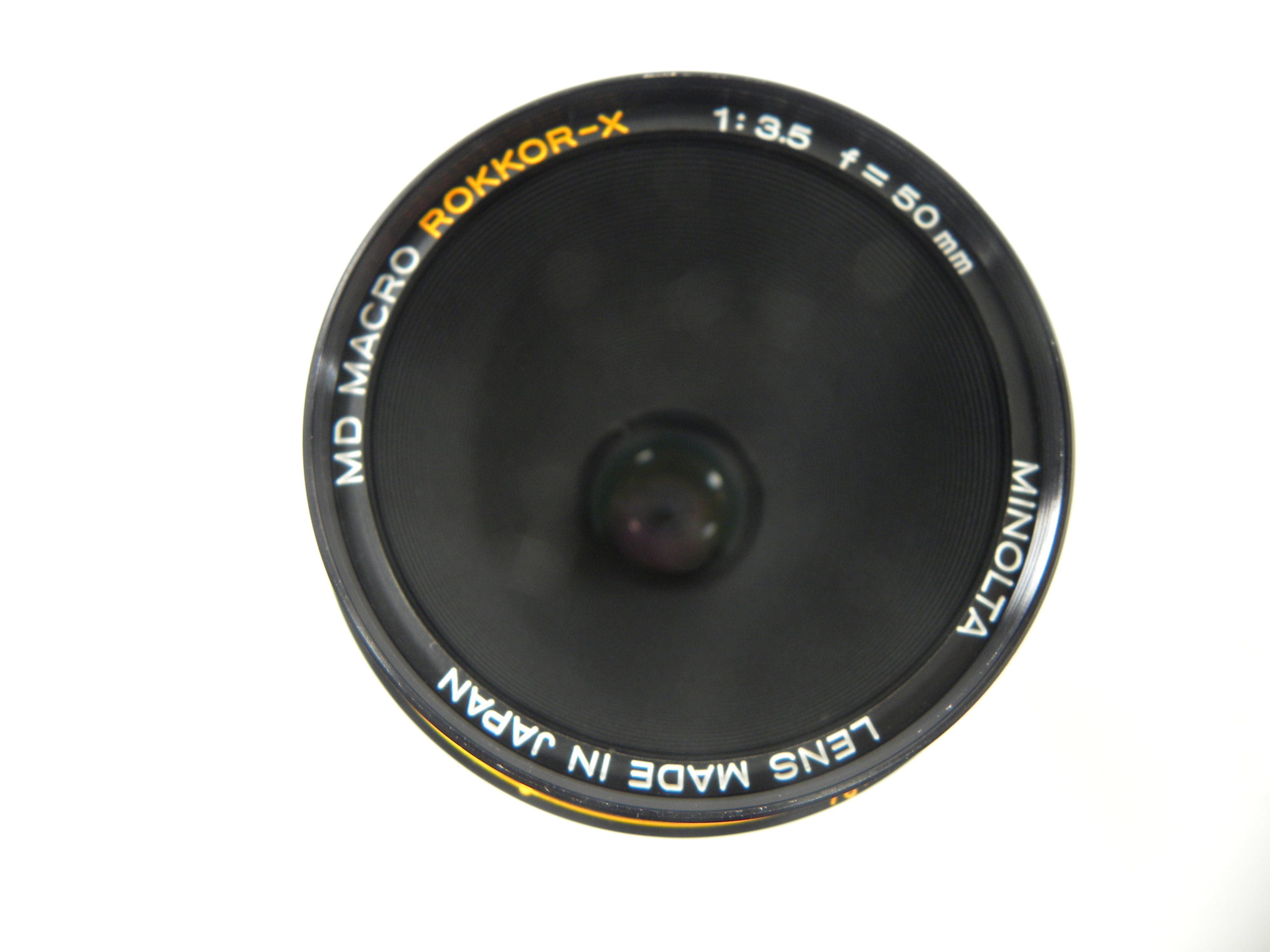 Minolta MD Macro Rokkor-X 50mm f3.5 w/Adapter
