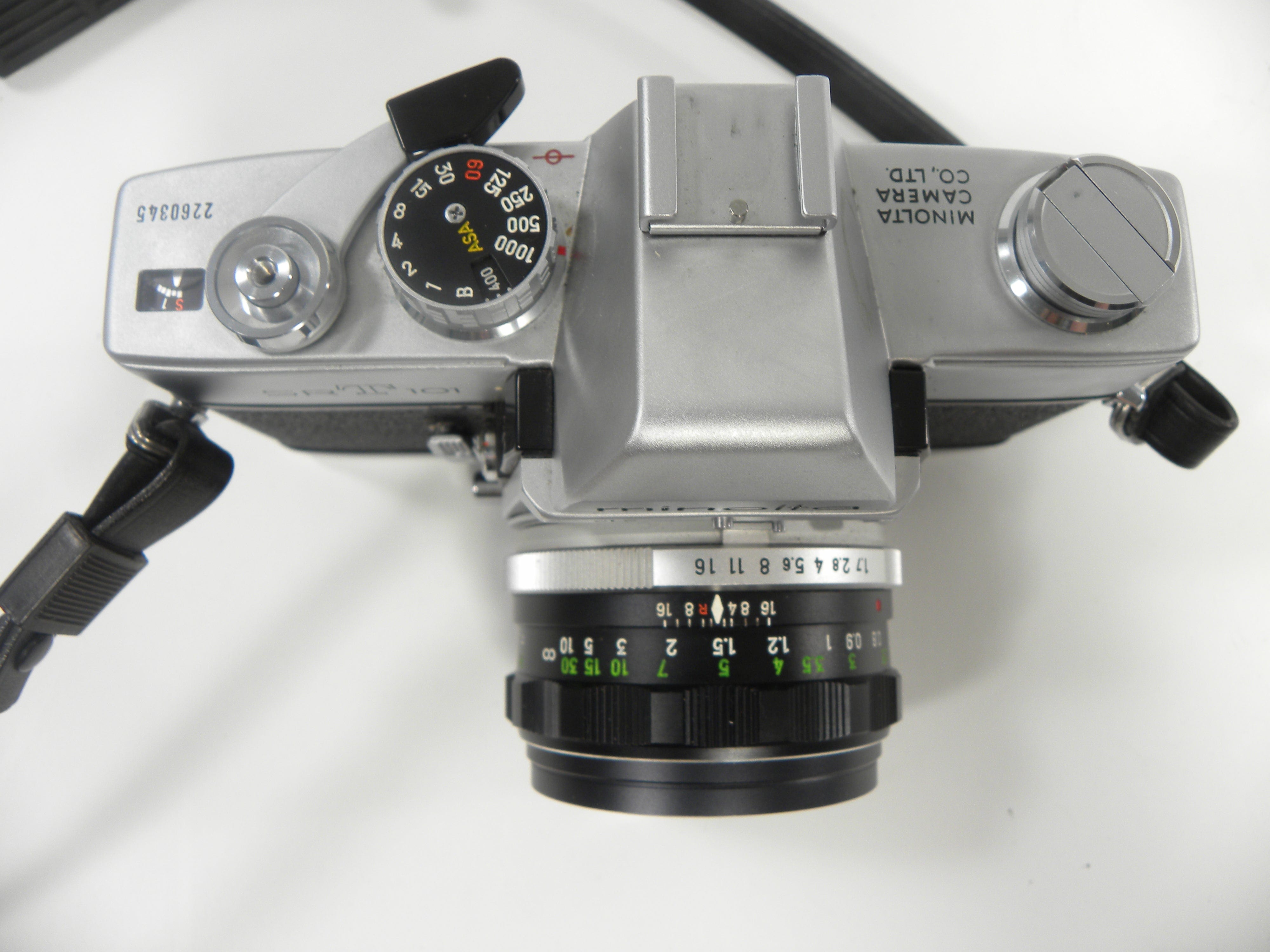 Minolta SRT101 35mm SLR w/MC Rokkor-PF 55mm f1.7