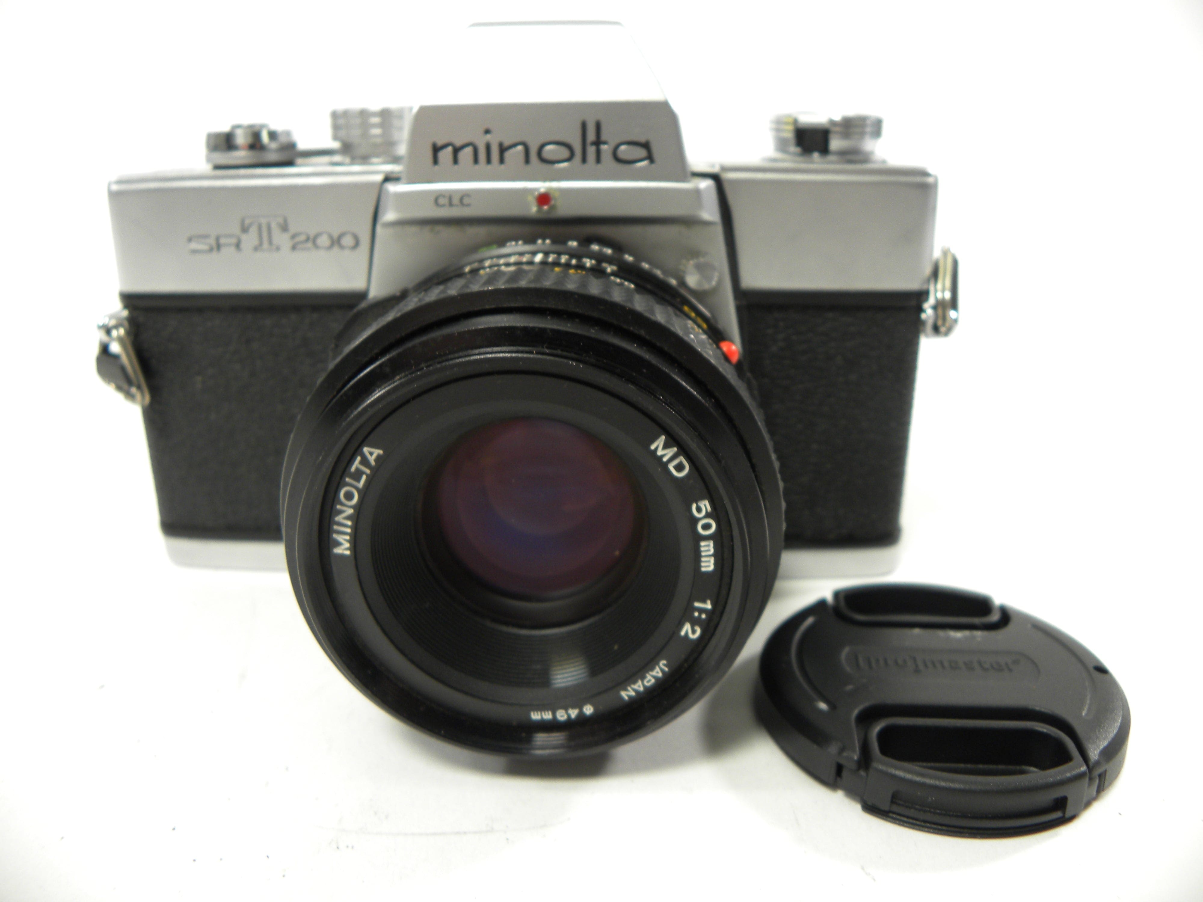 Minolta SRT200 35mm SLR Camera w/MD 50mm f2