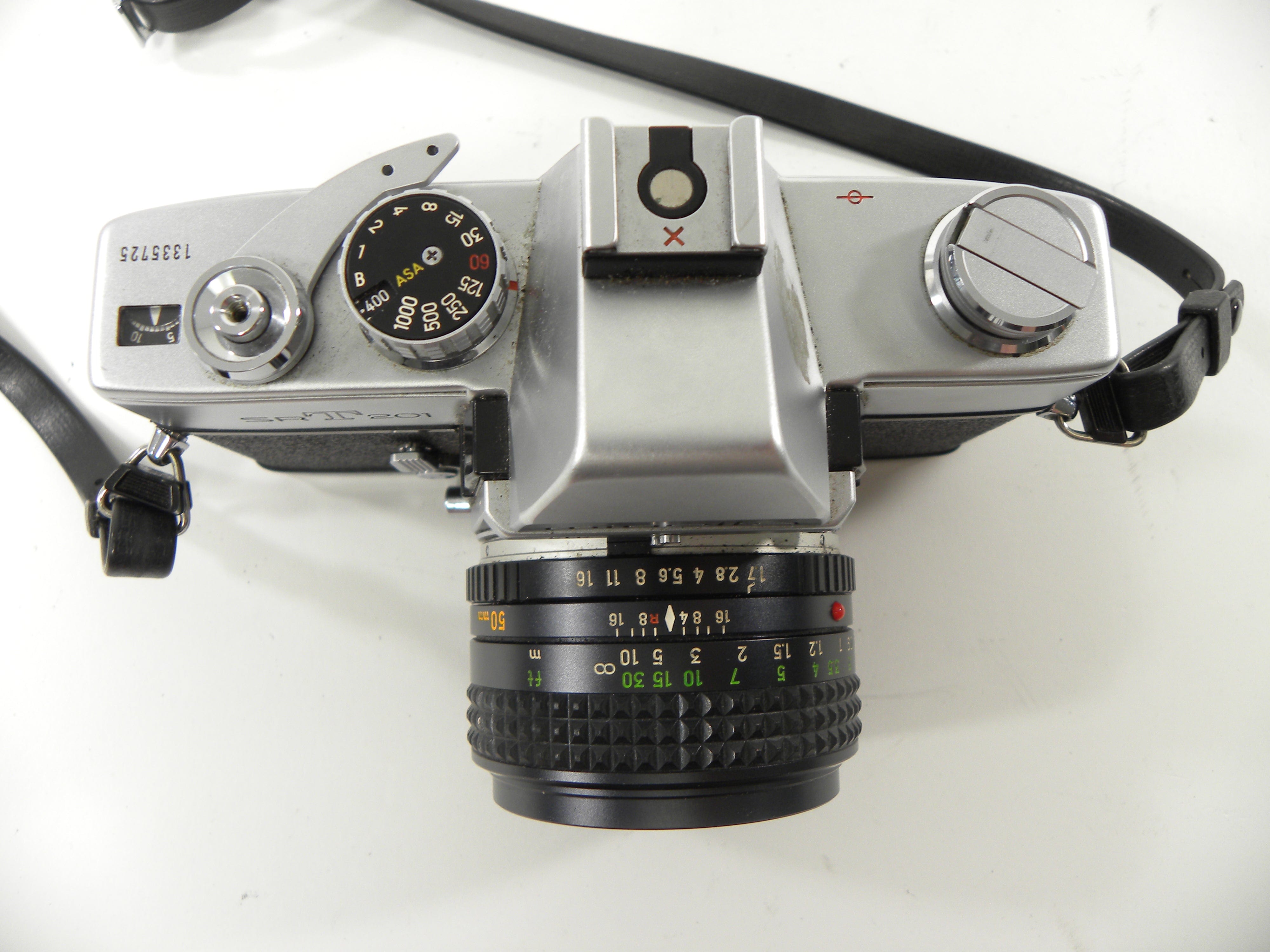 Minolta SRT201 35mm SLR w/MC Rokkor-X PF 50mm f1.7