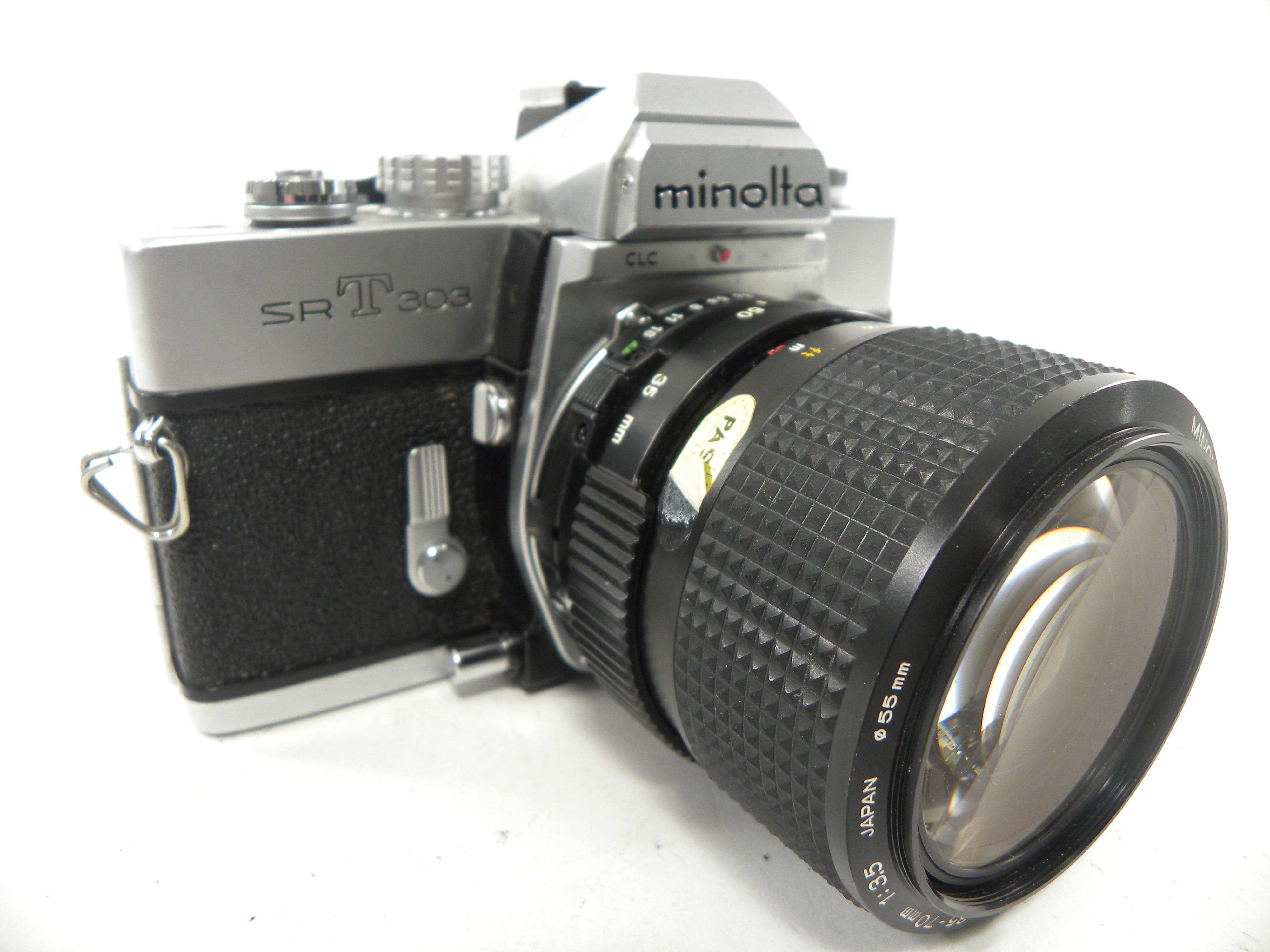 Minolta SRT303 35mm SLR w/MD Zoom 35-70mm f3.5