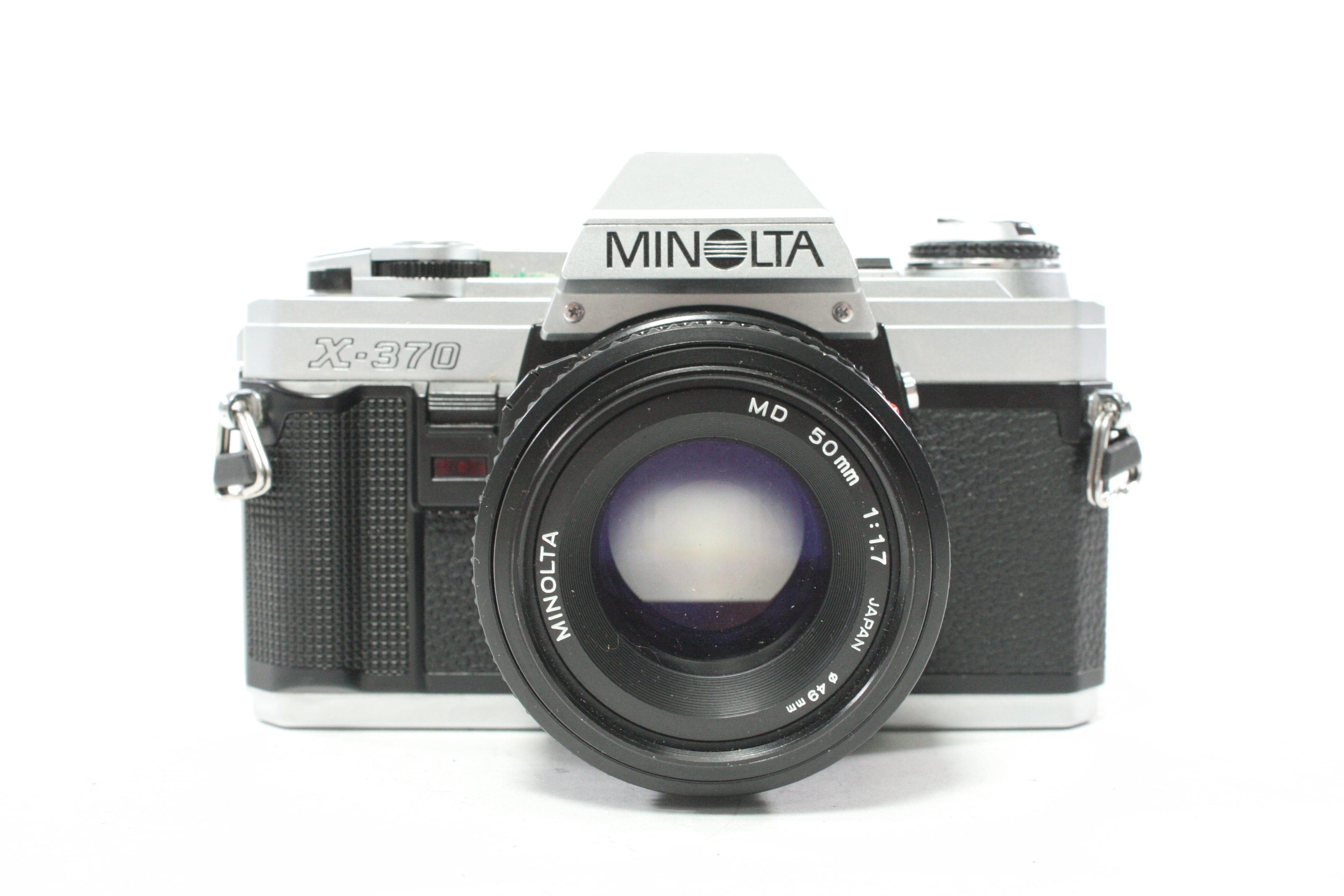 Minolta X-370 35mm SLR Camera with 50mm f/1.7 Lens