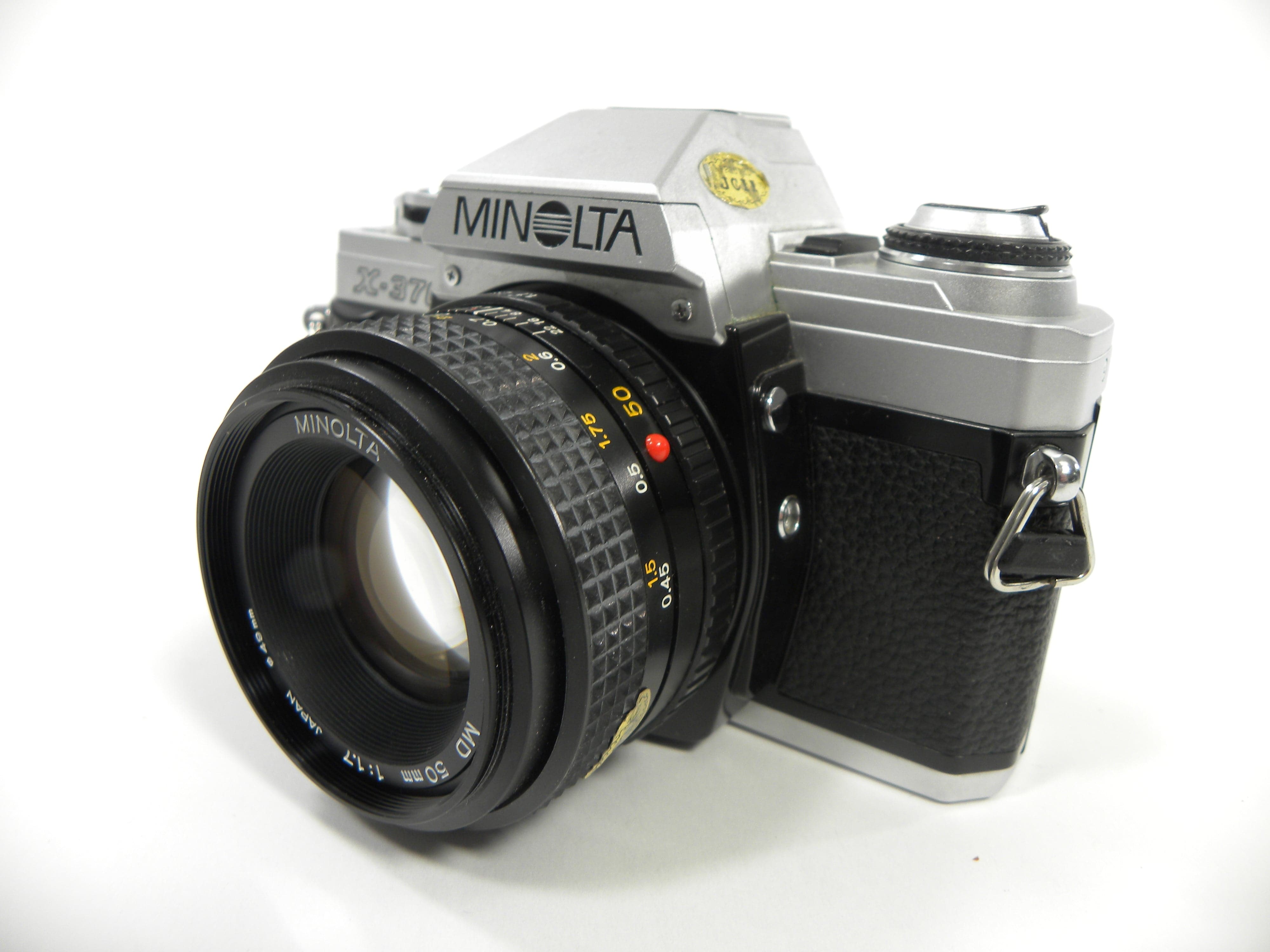 Minolta X-370 35mm SLR w/MD 50mm f1.7