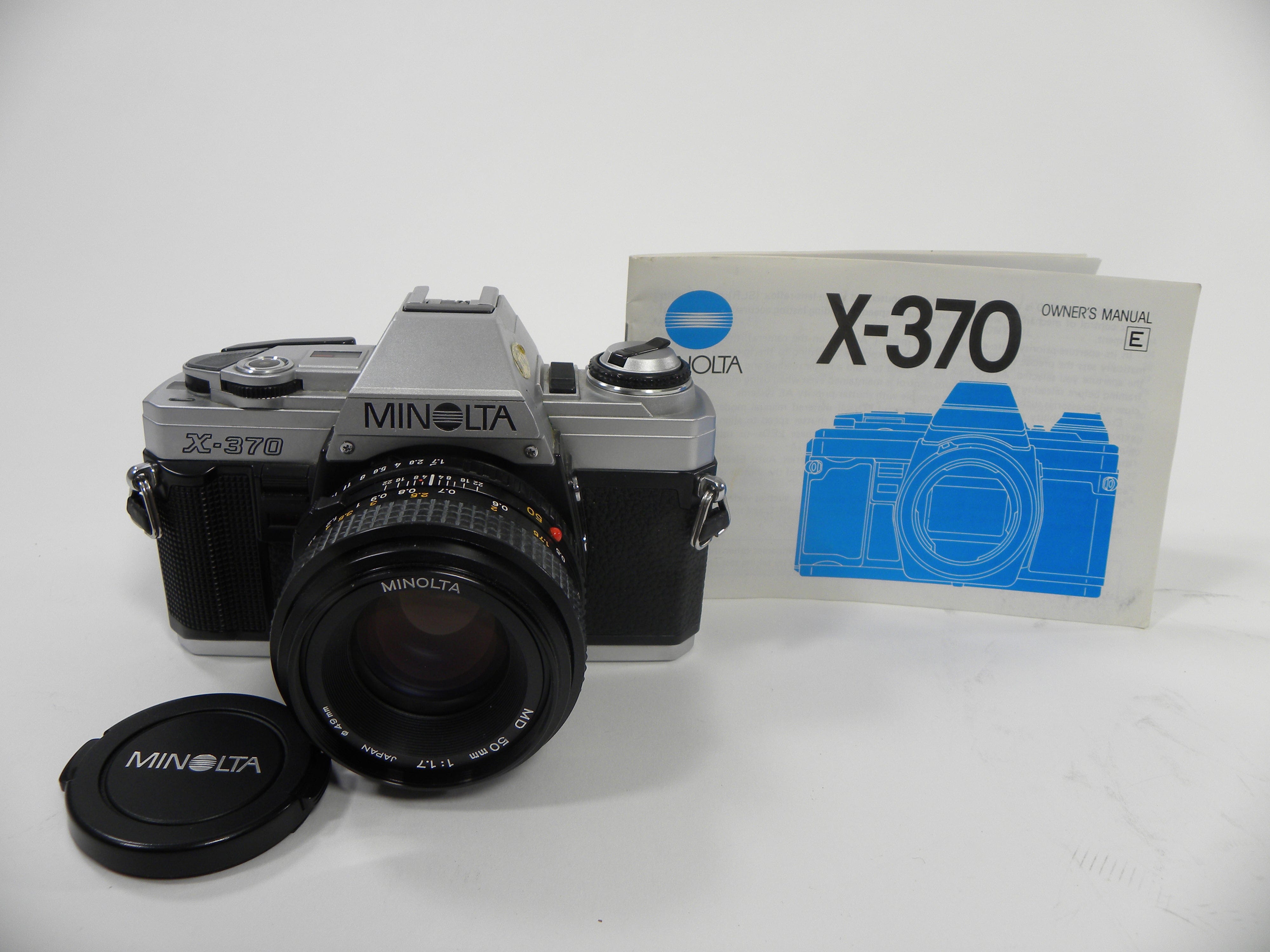 Minolta X-370 35mm SLR w/MD 50mm f1.7