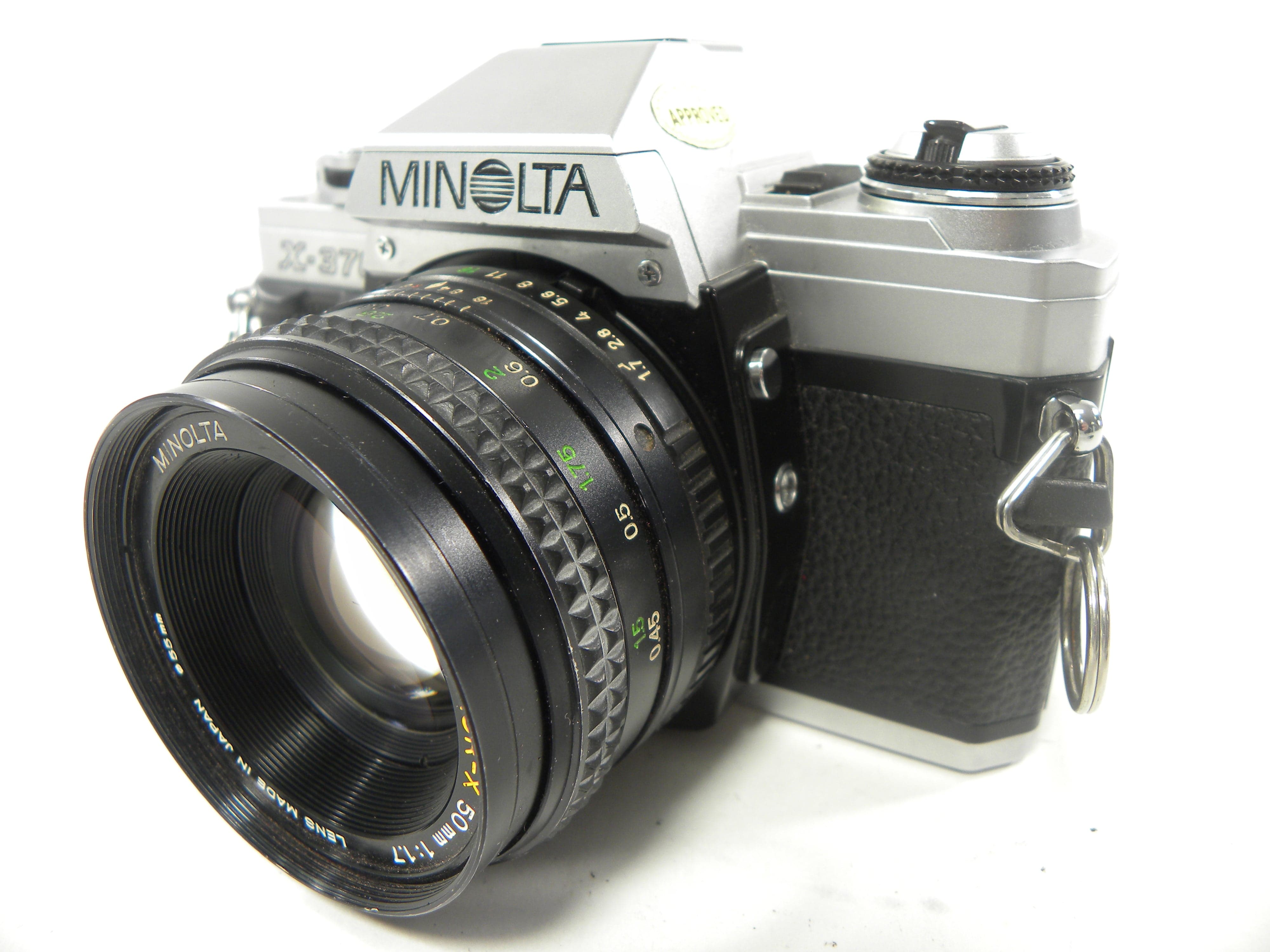 Minolta X-370 35mm SLR w/MD Rokkor-X 50mm f1.7