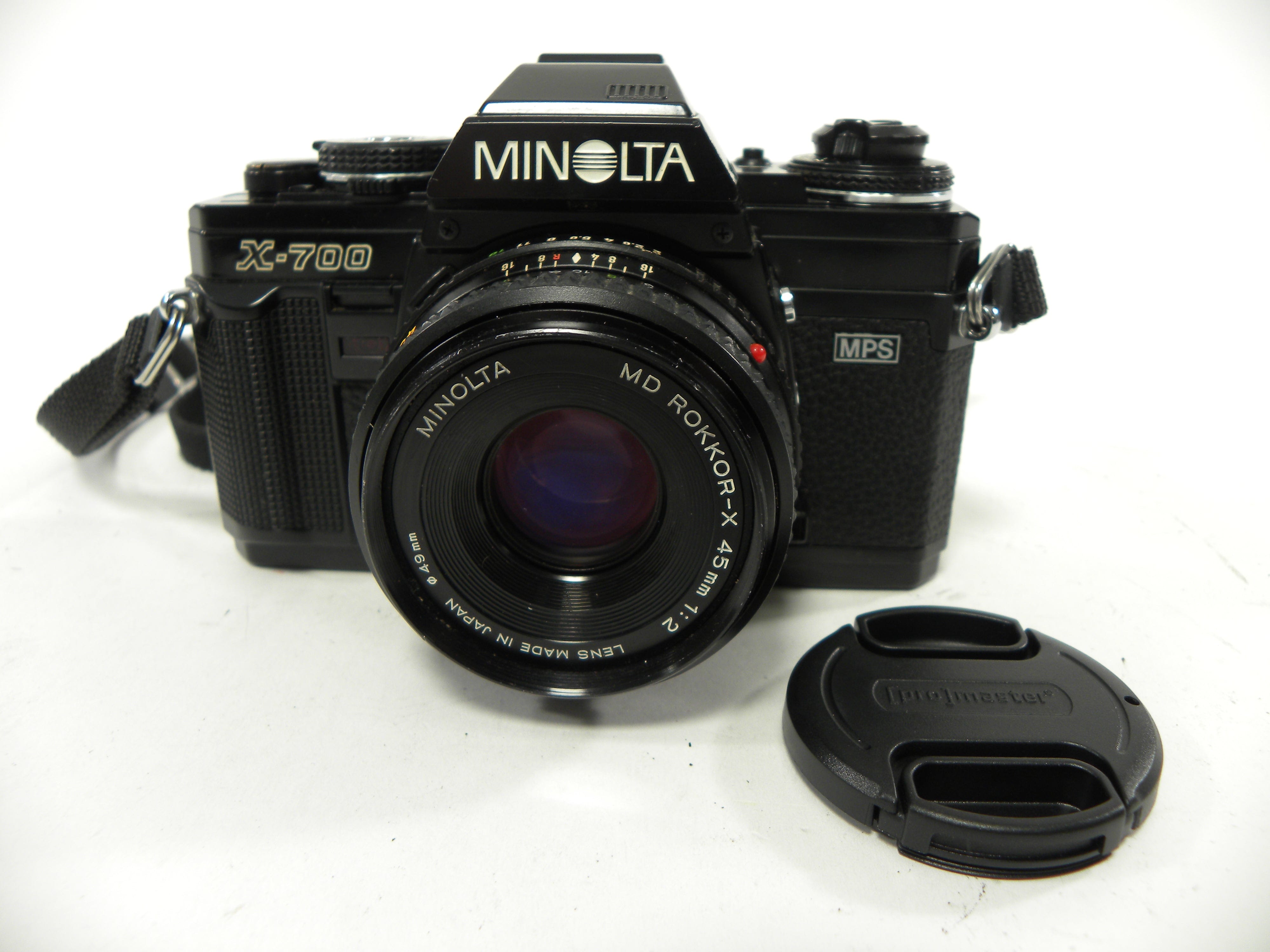 Minolta X-700 35mm SLR w/MD Rokkor-X 45mm f2
