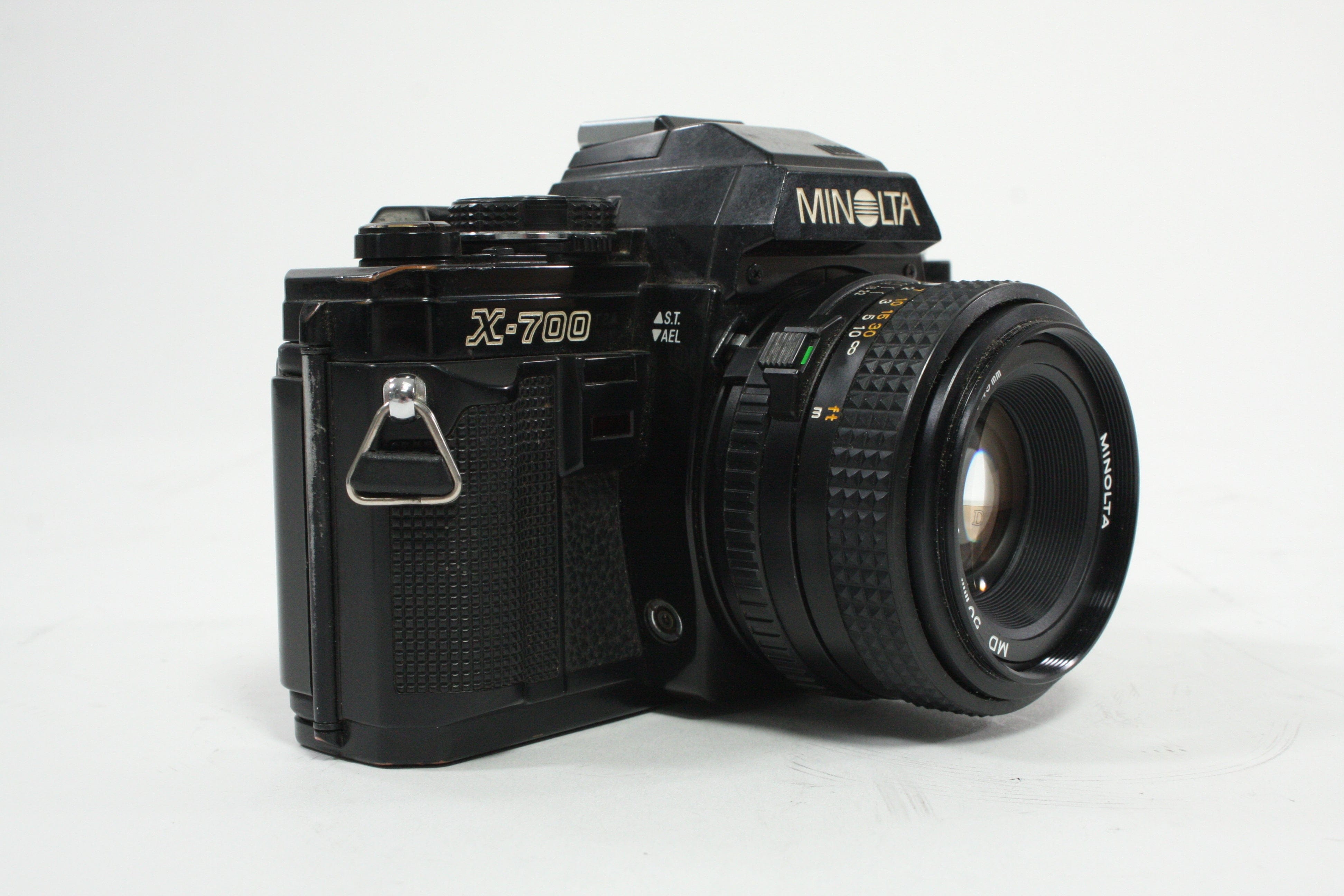 Minolta X-700 SLR Camera with 50mm f/2 MD Lens