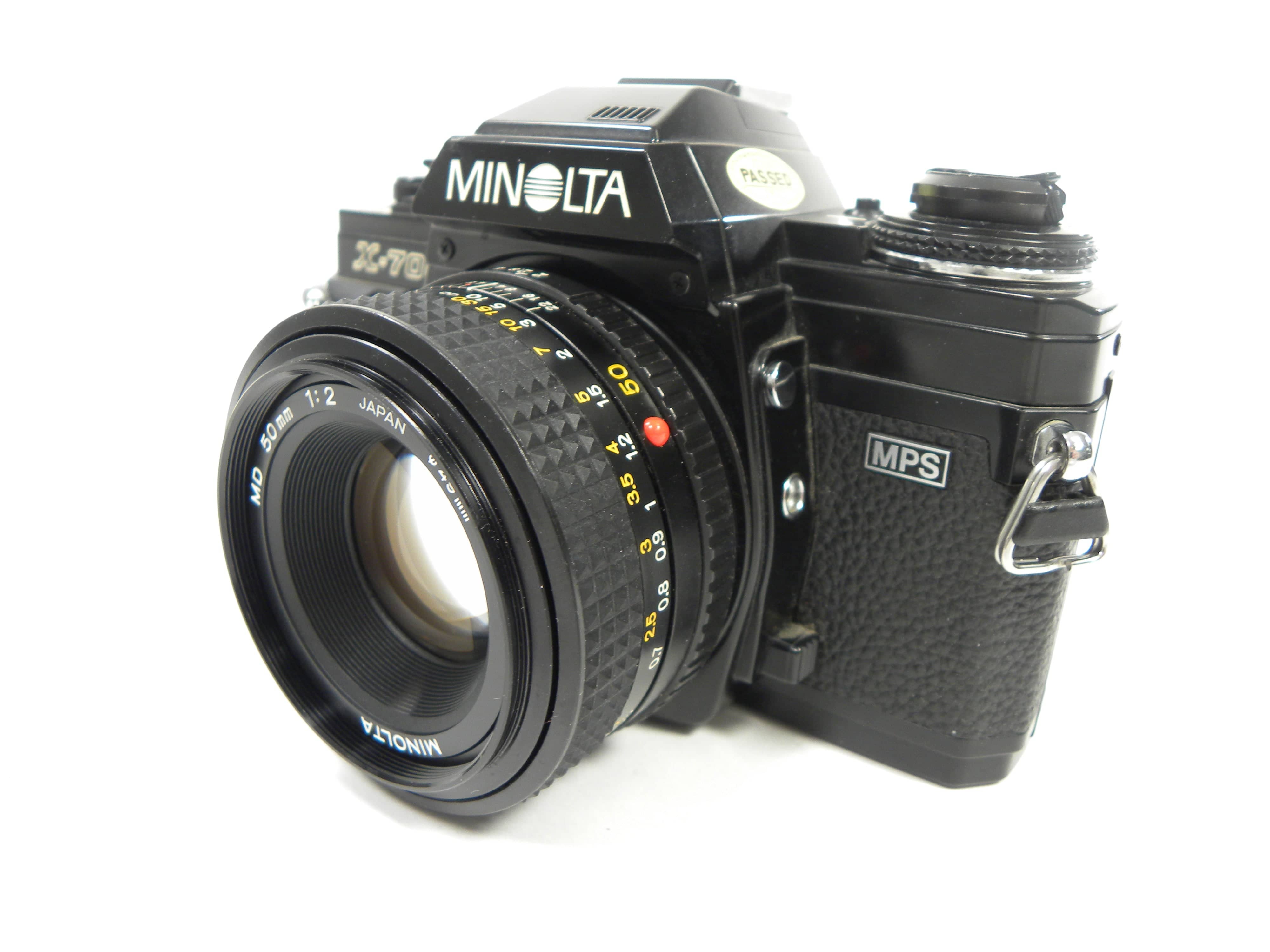 Minolta X-700 SLR Camera with 50mm f/2 MD Lens