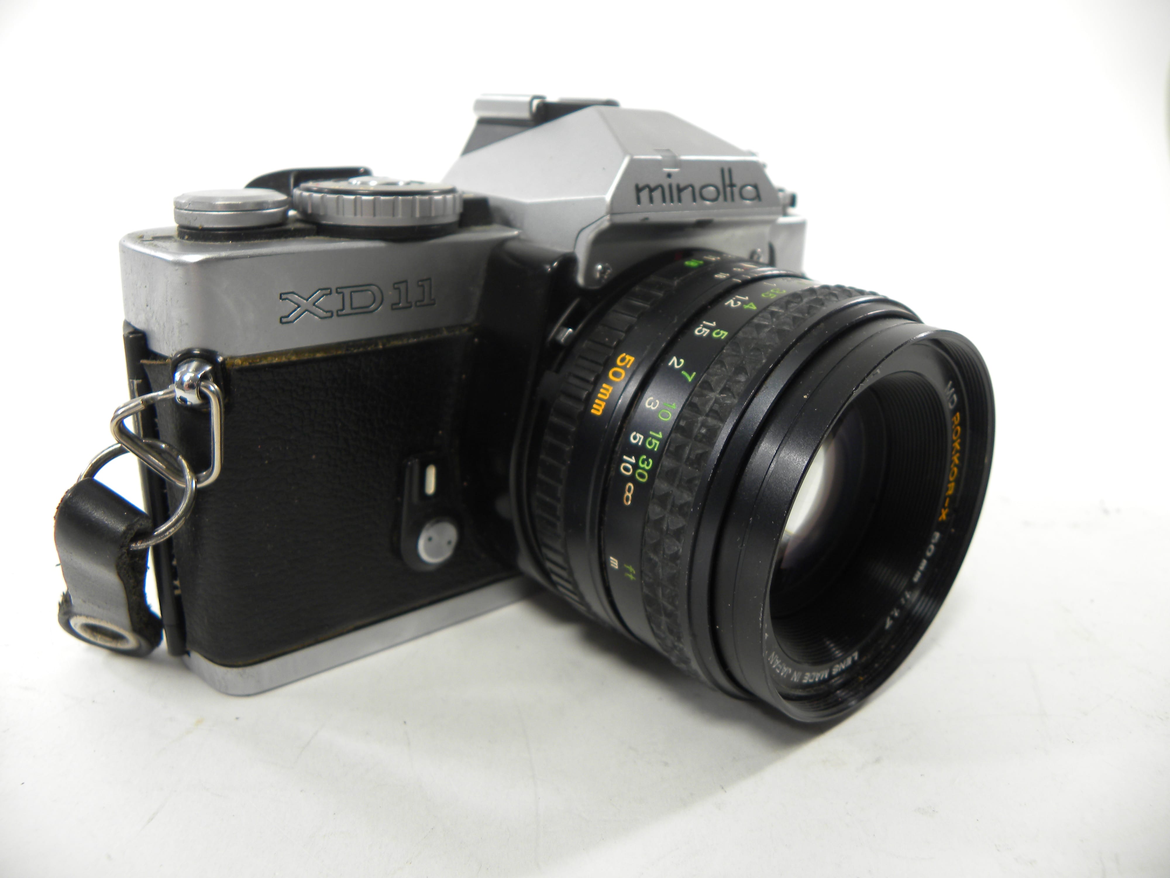 Minolta XD-11 35mm SLR w/MD Rokkor-X 50mm f1.7