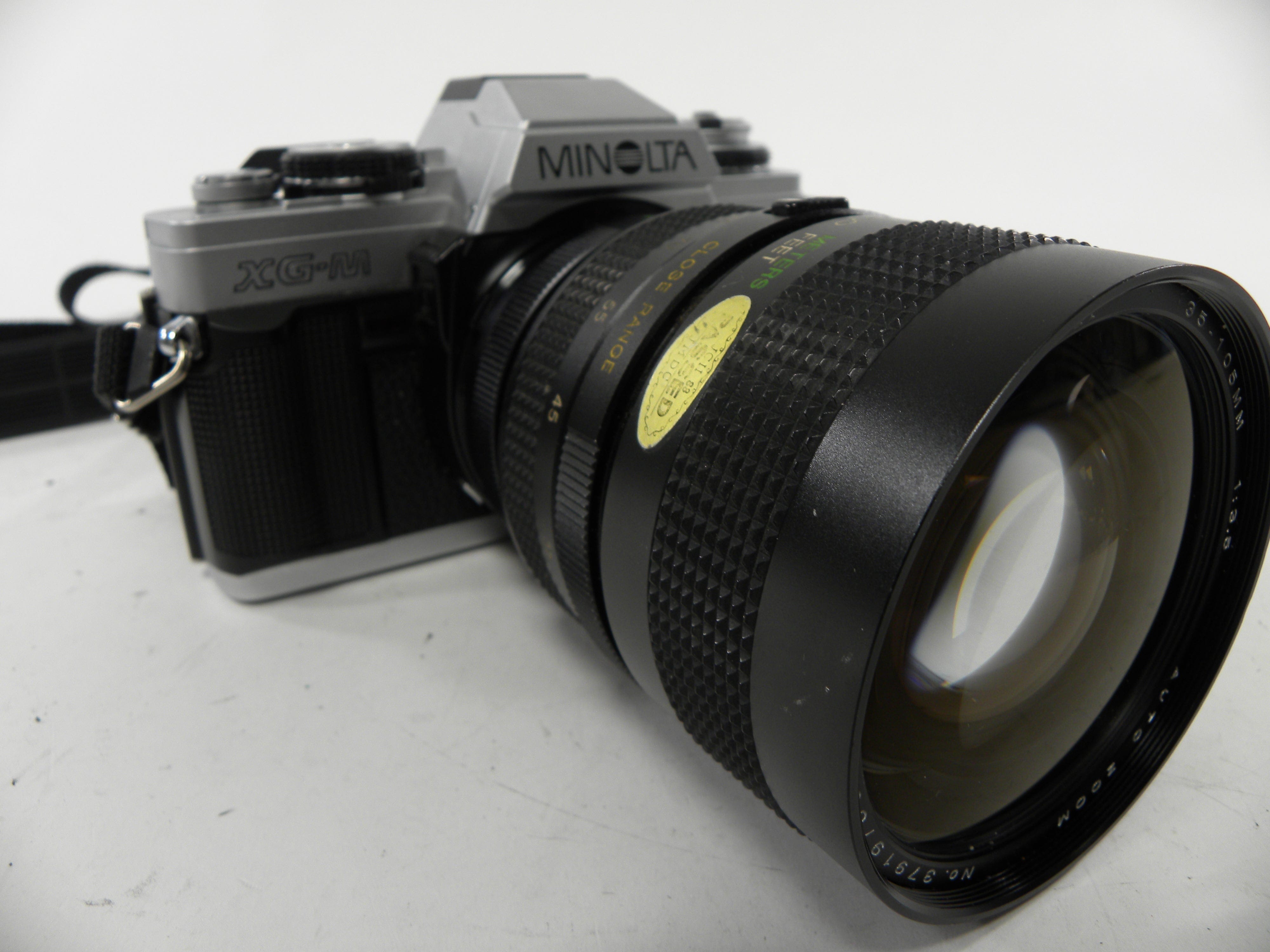 Minolta XG-M 35mm SLR w/ Vivitar 35-105mm f3.5