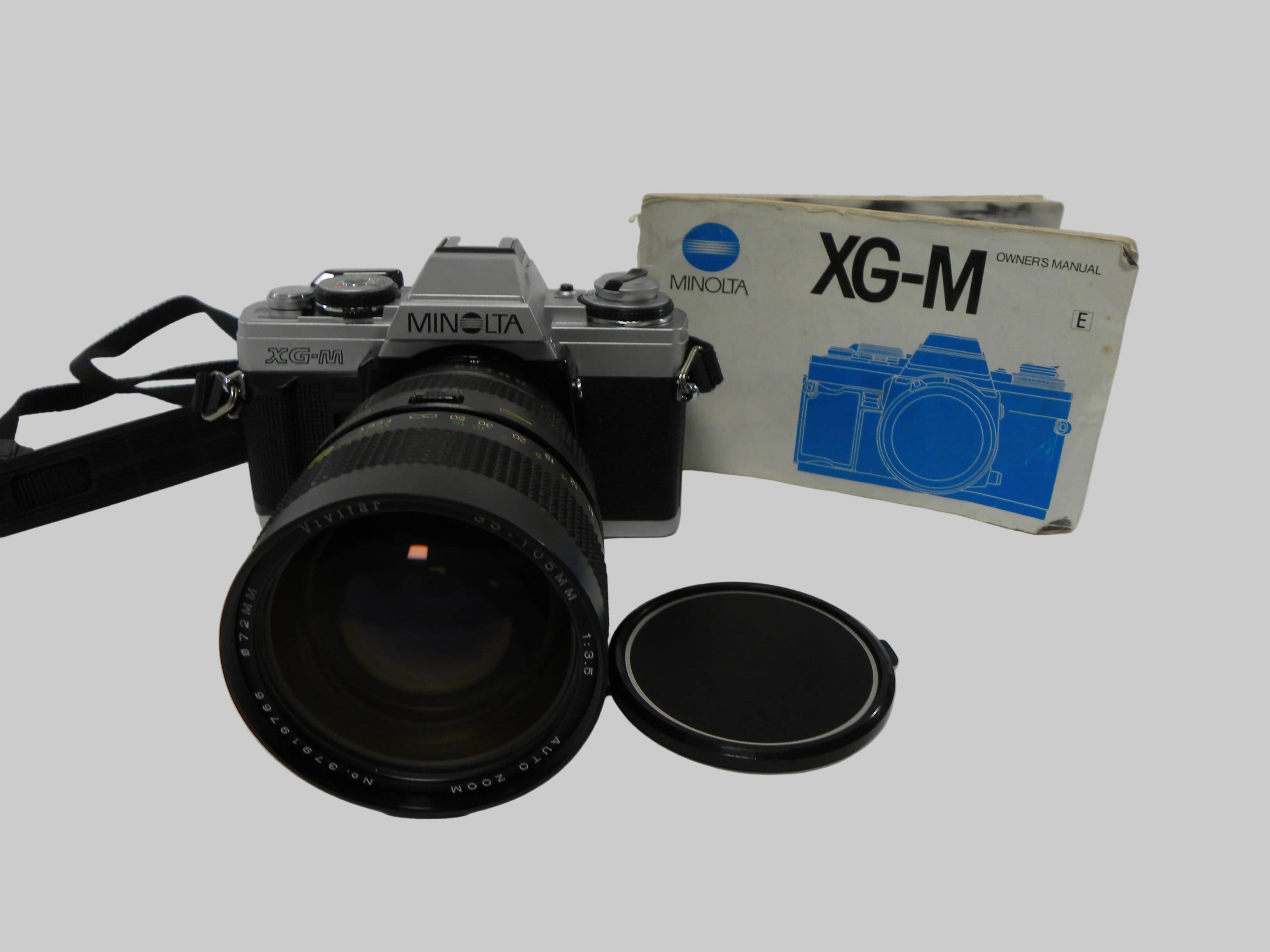 Minolta XG-M 35mm SLR w/ Vivitar 35-105mm f3.5