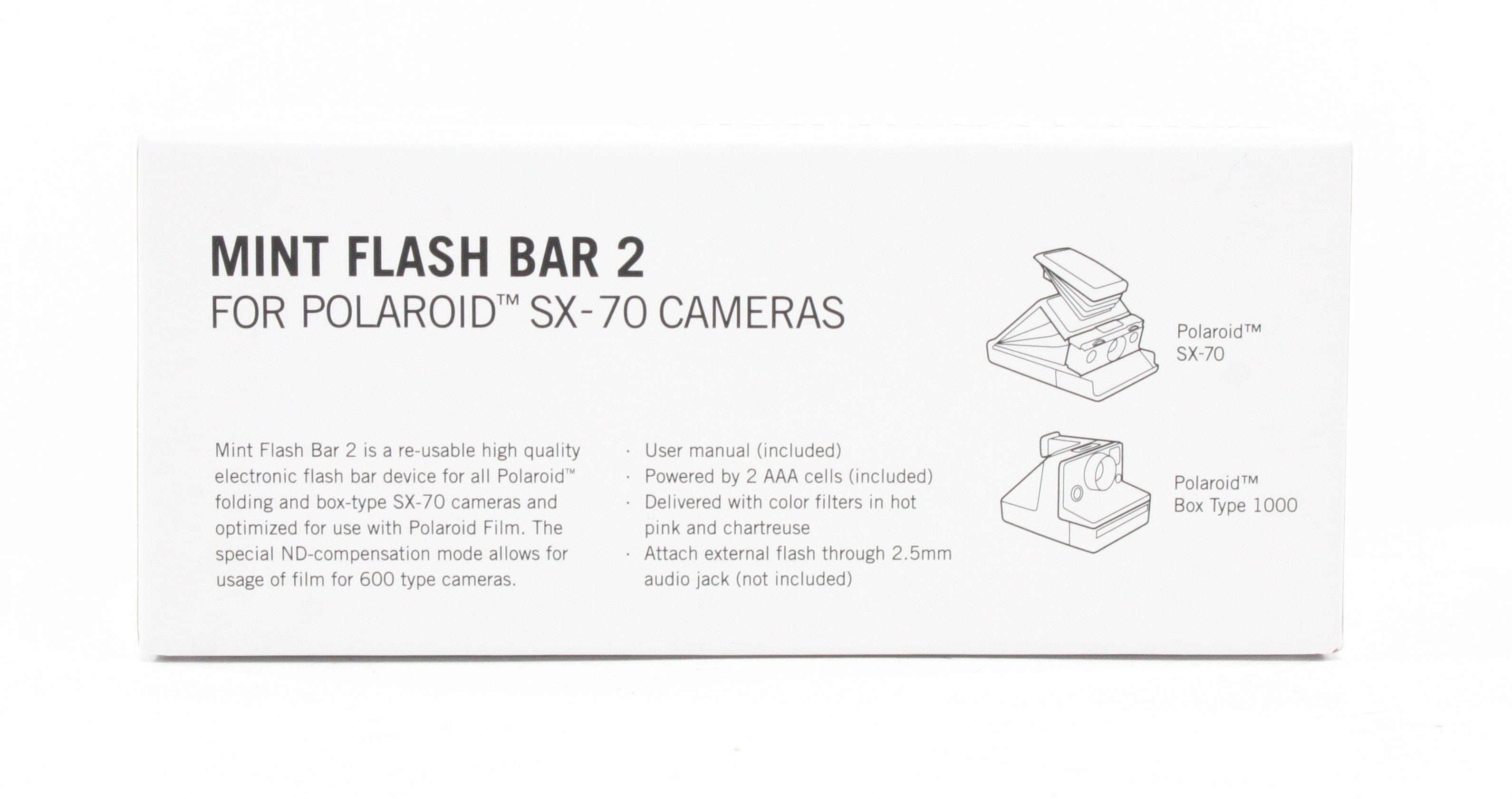 Mint Flash Bar 2 for Polaroid SX-70 Camera (UNOPENED)