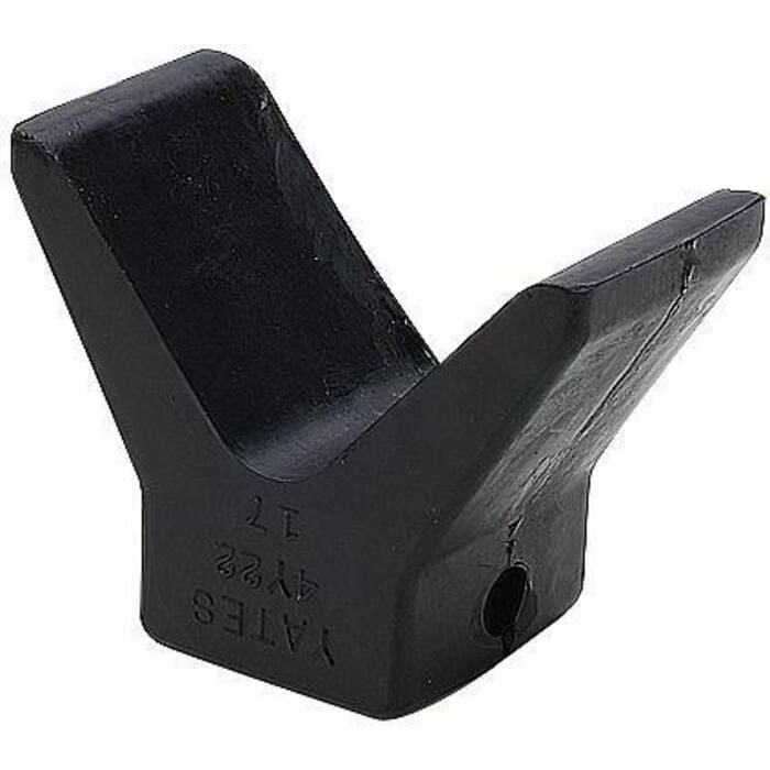 Seachoice 56261 Black Rubber Molded "Y" Bow Stop