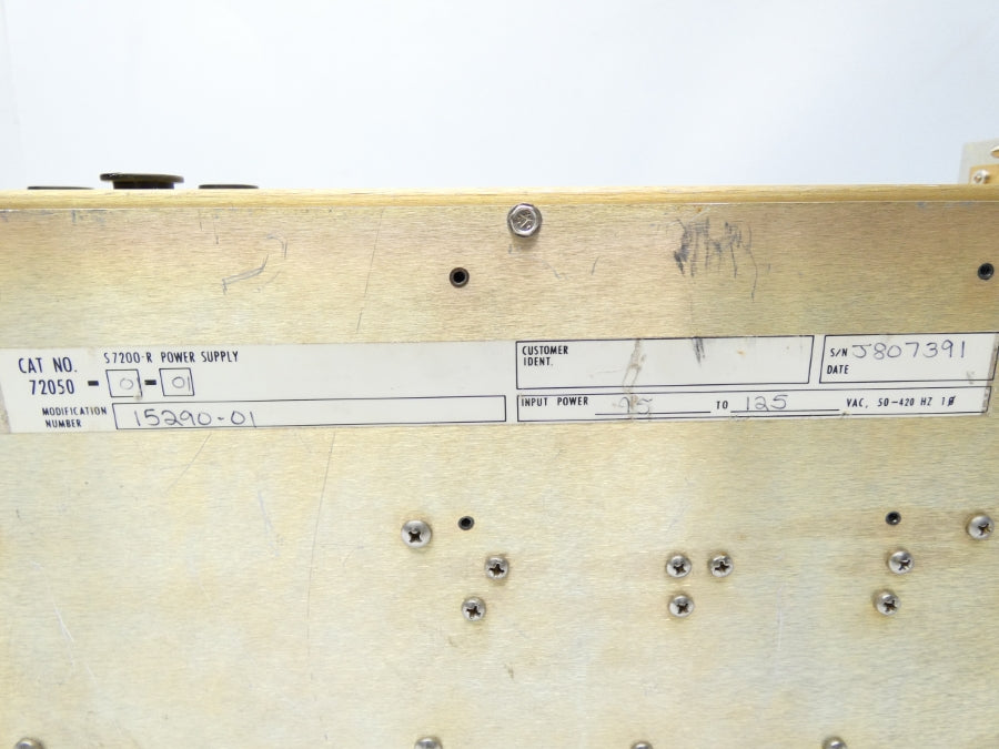 BENTLEY NEVADA S7200-R 72050-01-01 95-125VAC UNMP