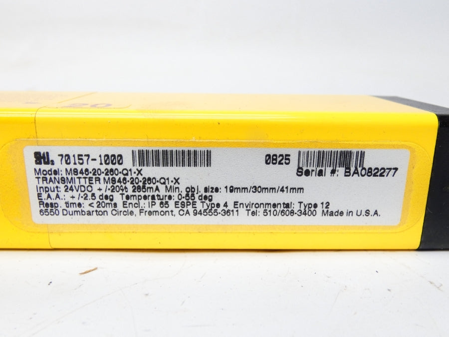 STI MS46LR-20-260-Q1-30X-30R-NC-FN 70156-1146 24VDC 1.4A NSMP