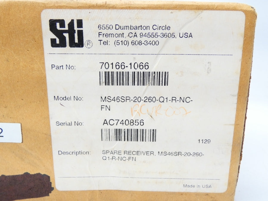 STI MS46SR-20-260-Q1-R-NC-FN 70166-1066 NSMP