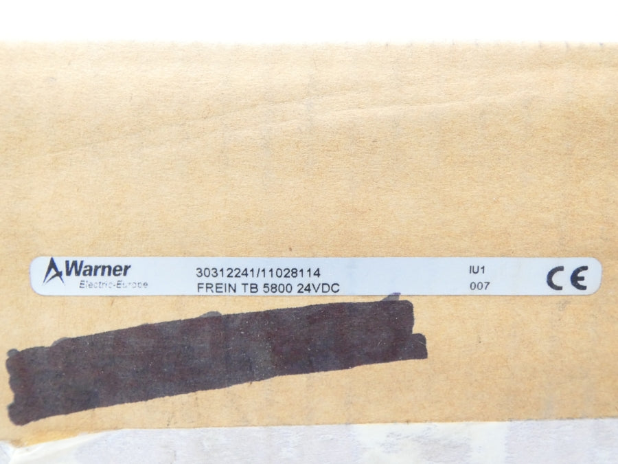 WARNER TB500IM 30312241 24VDC NSFS