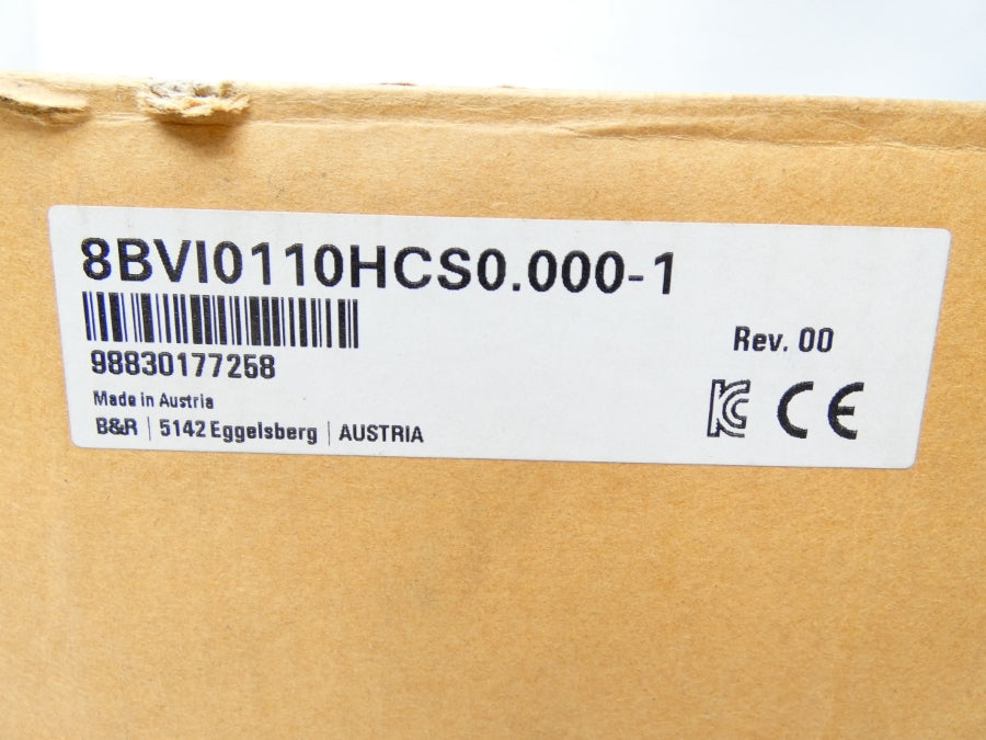B&R 8BVI0110HCS0.000-1 REV. O0 480VAC 15.1A NSMP
