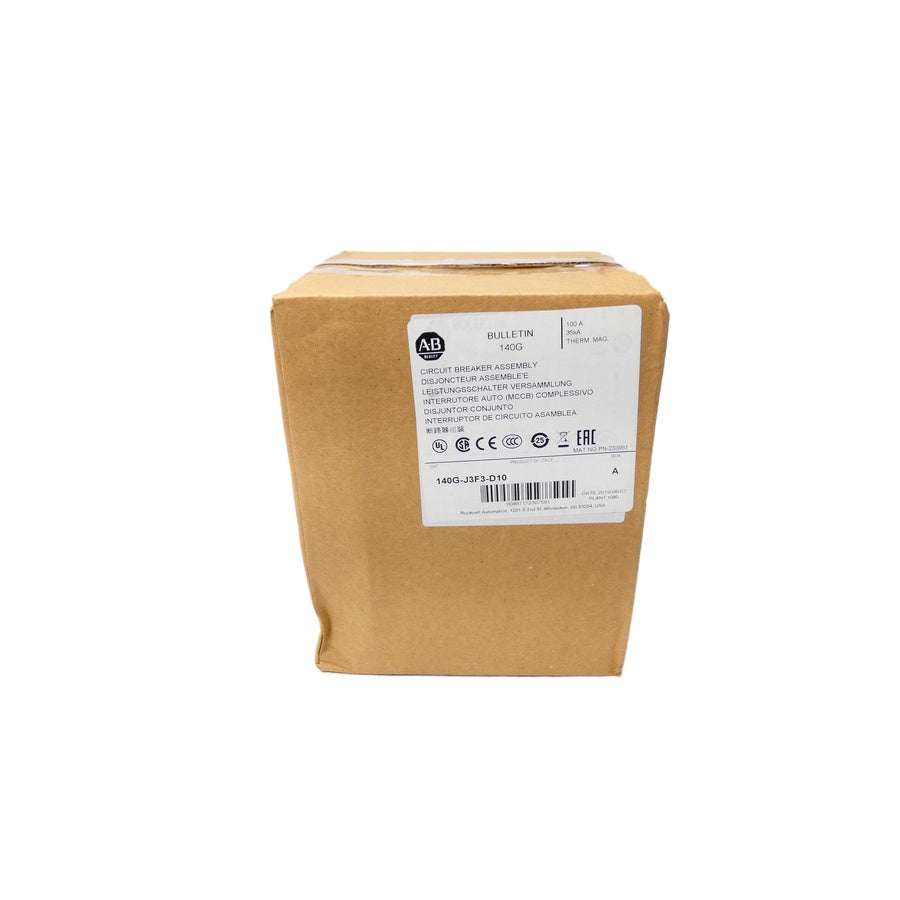 ALLEN BRADLEY 140G-J3F3-D10 SER. A 100A NSFS