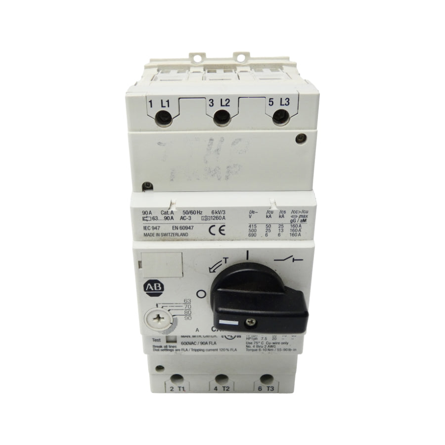 ALLEN BRADLEY 140-CMN-9000 SER. C 600VAC 90A UNMP