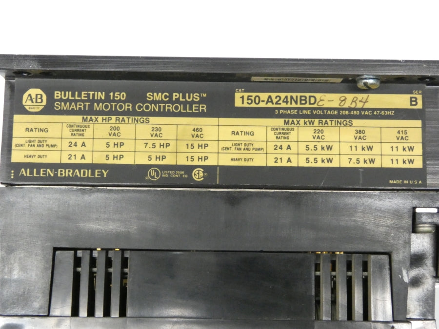 ALLEN BRADLEY 150-A24NBD 150-N84 SER. A 480VAC 24A UNMP