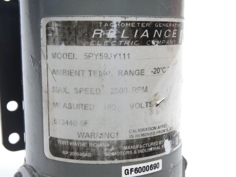 RELIANCE ELECTRIC 5PY59JY111 180V UNMP