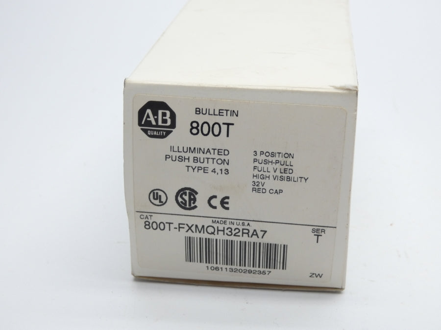 ALLEN BRADLEY 800T-FXMQH32RA7 SER. T 32V (WH) NSMP