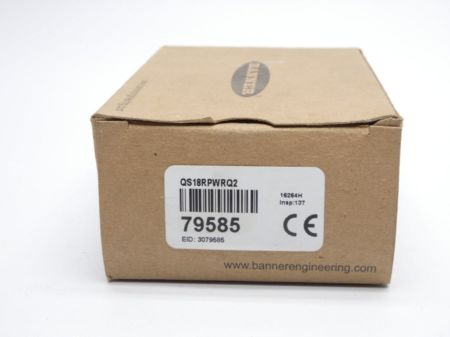 BANNER ENGINEERING QS18RPWRQ2 79585 20-140VAC/DC NSMP
