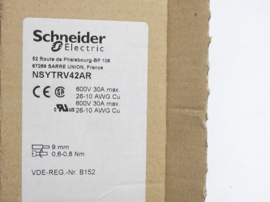 SCHNEIDER ELECTRIC NSYTRV42AR 600V 30A (PKG OF 50) NSMP