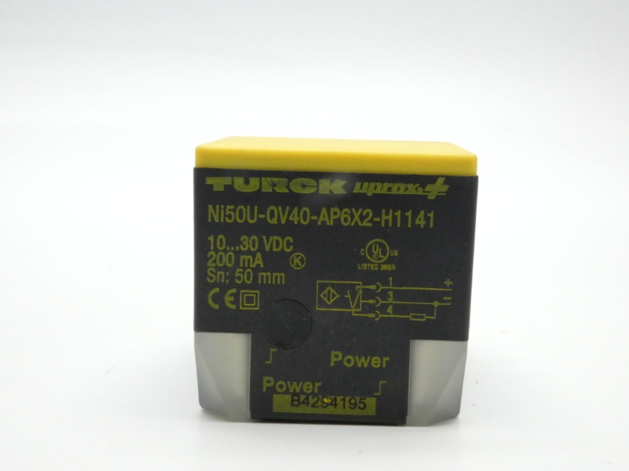 TURCK NI50U-QV40-AP6X2-H1141 10-30VDC NSNP