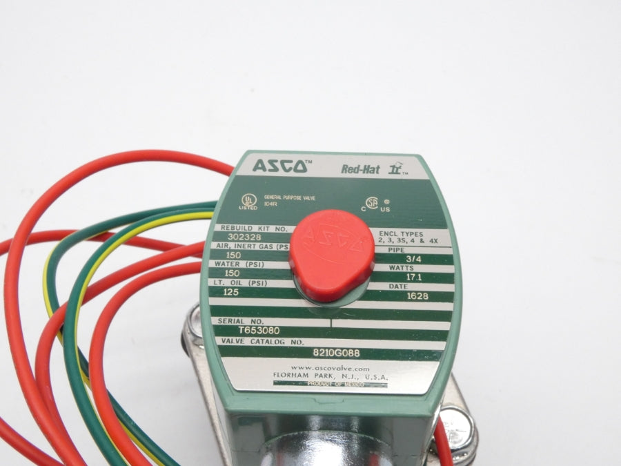 ASCO 8210G088 110/120V 125-150PSI 3/4" NSMP
