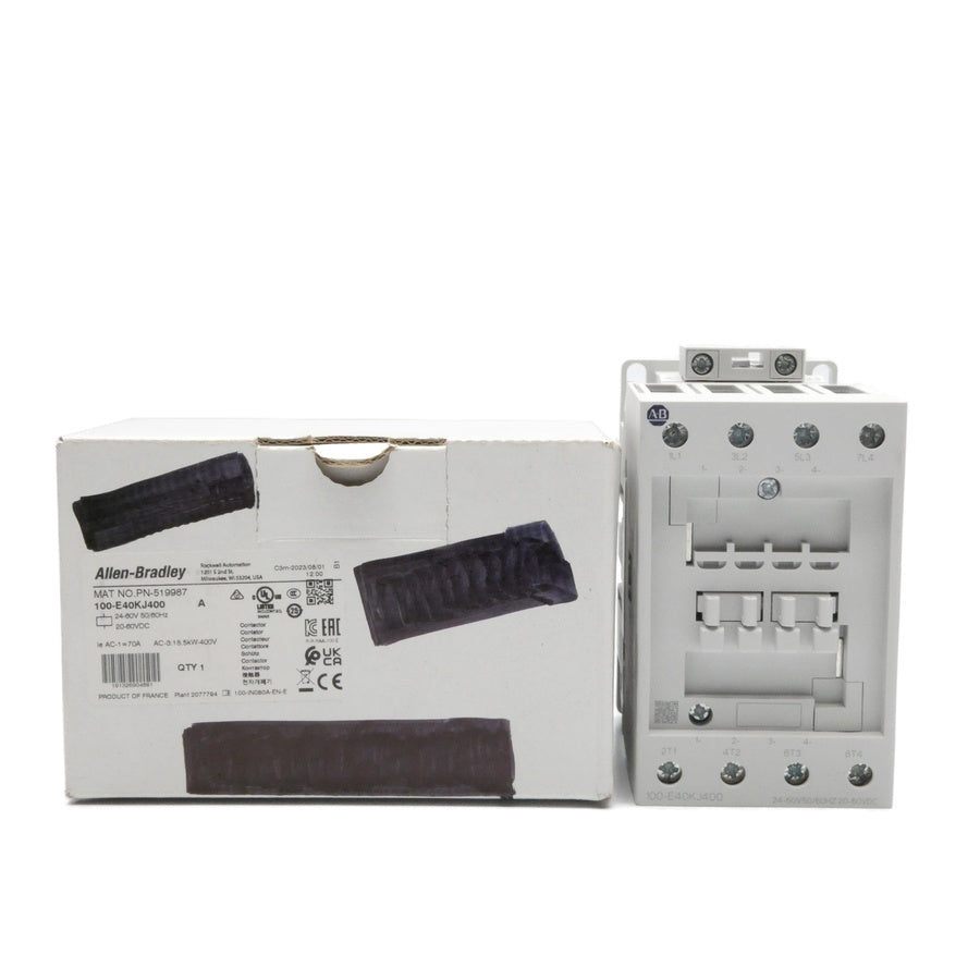 ALLEN BRADLEY 100-E40KJ400 SER. A 24-60VDC 70A (WH) NSMP