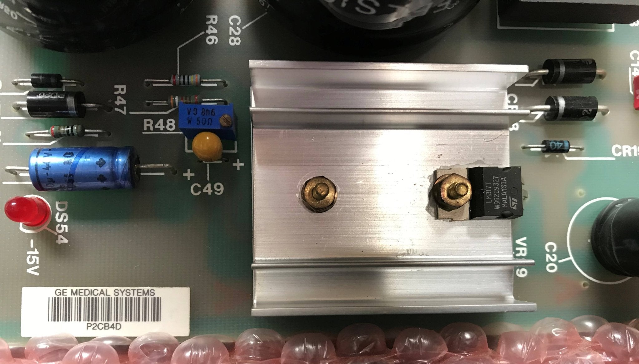 MVP80 Power Supply Board (03756G10 REV 6 GE