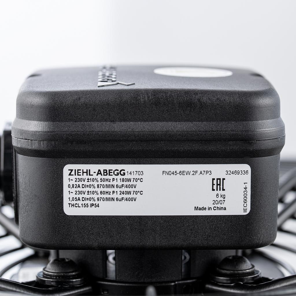 FN045-6EW.2F.A7P3  ZIEHL-ABEGG Axial Fan 0.12kW 230V 0.5A 700rpm